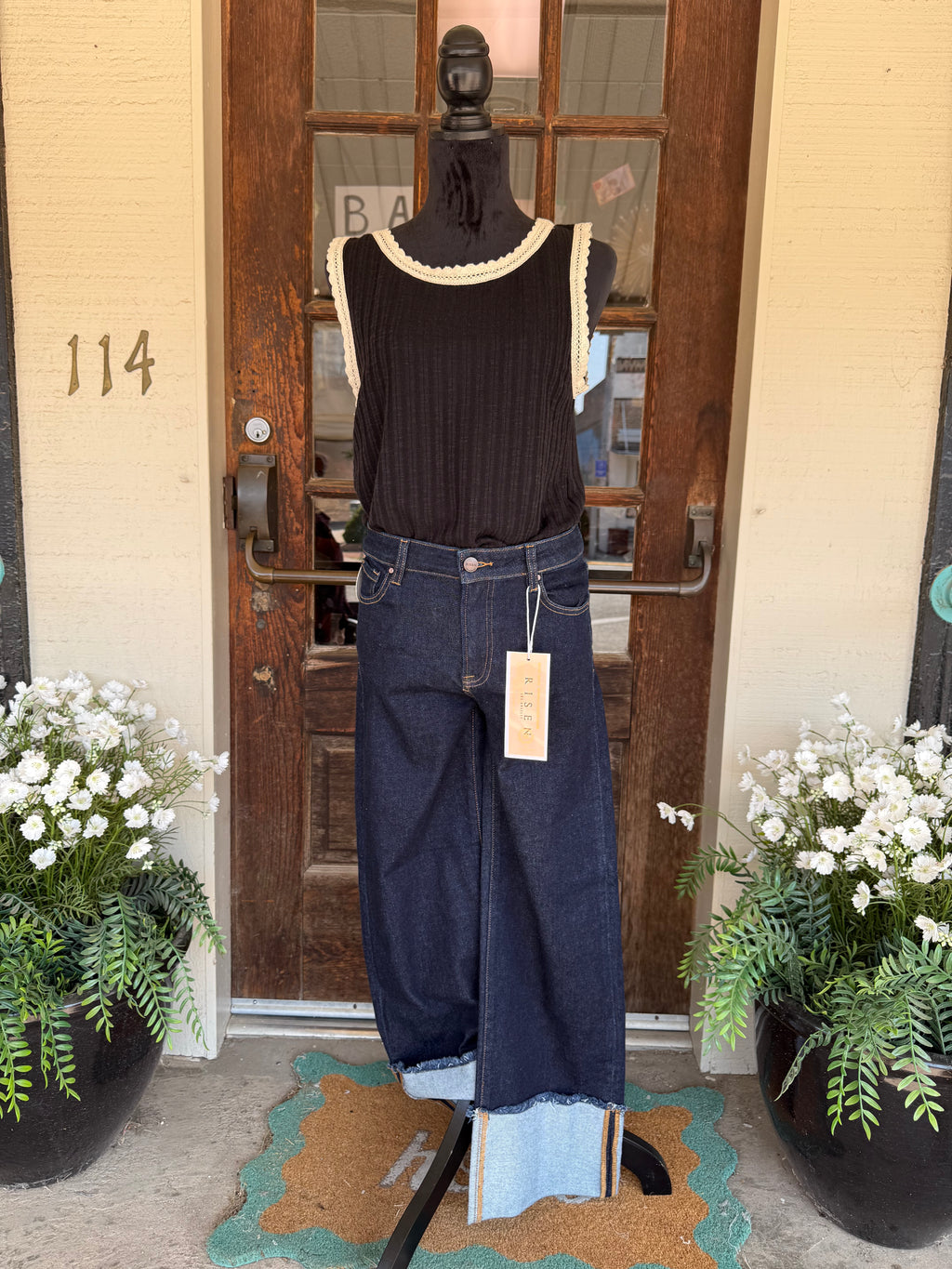 Risen Cuffed & Confident Jean