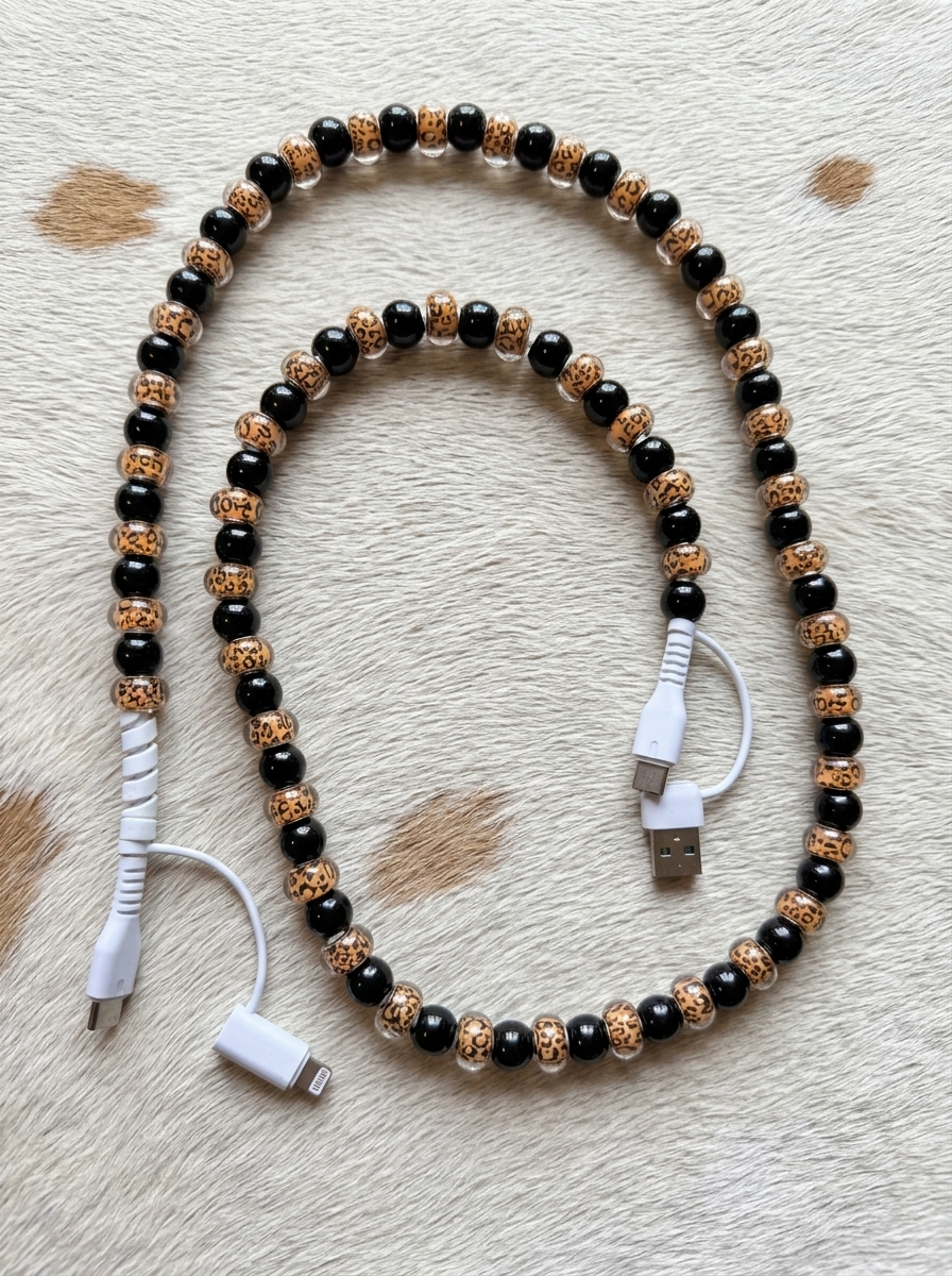 Pretty Plug Beaded Charger