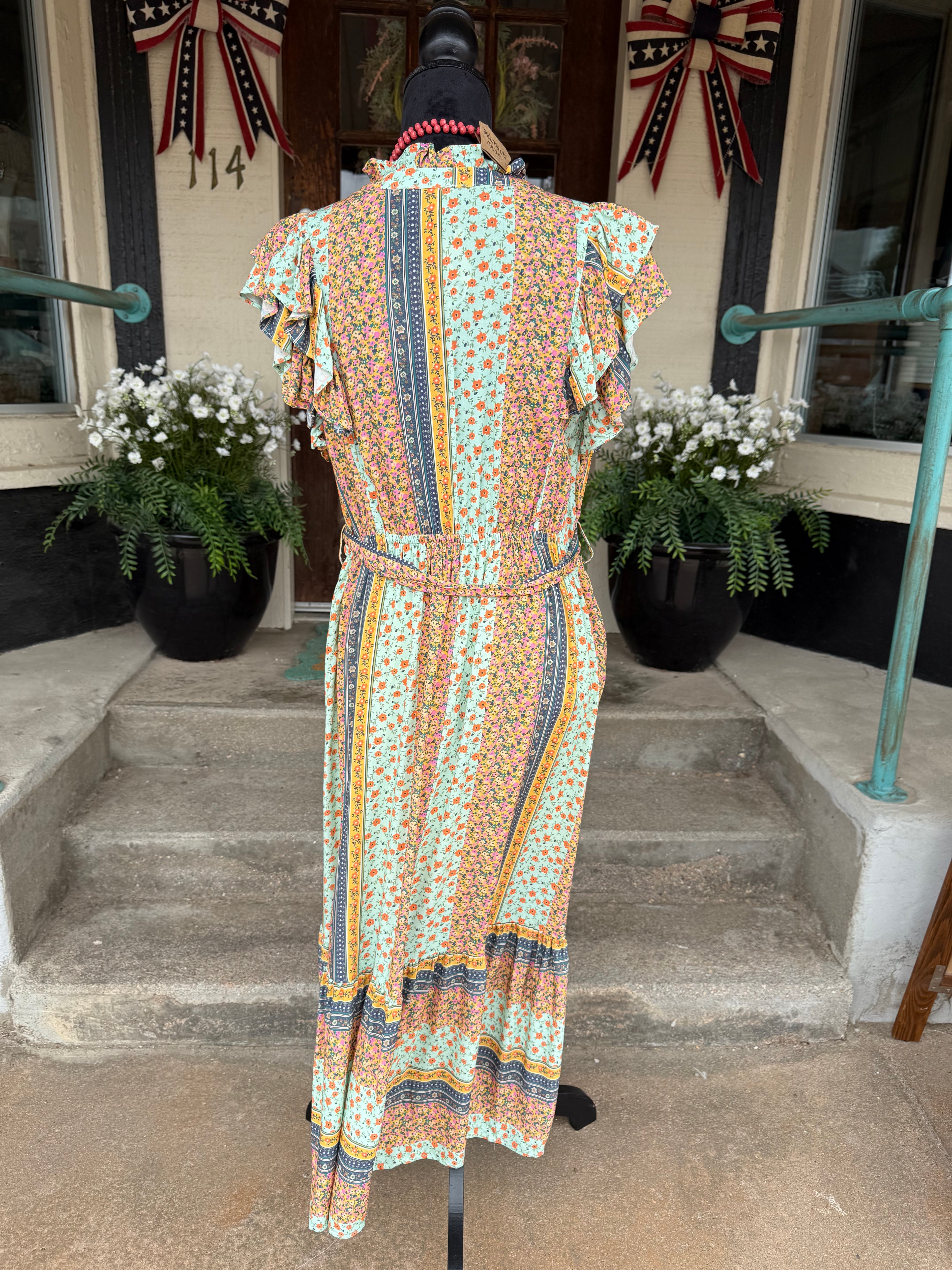 Summer Market Midi Dress