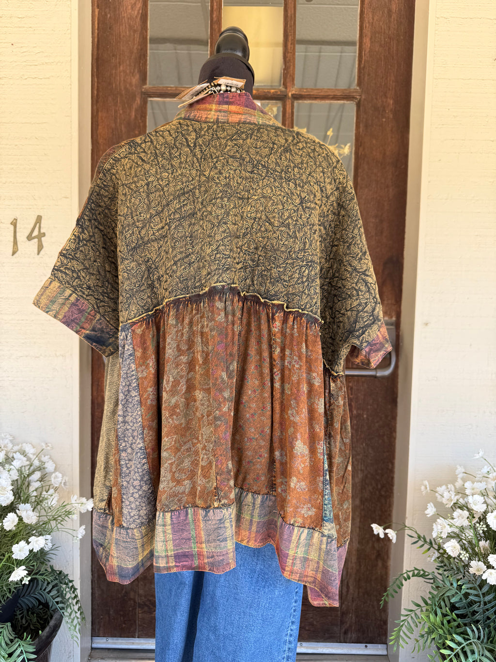 Amber Roads Patchwork Kimono