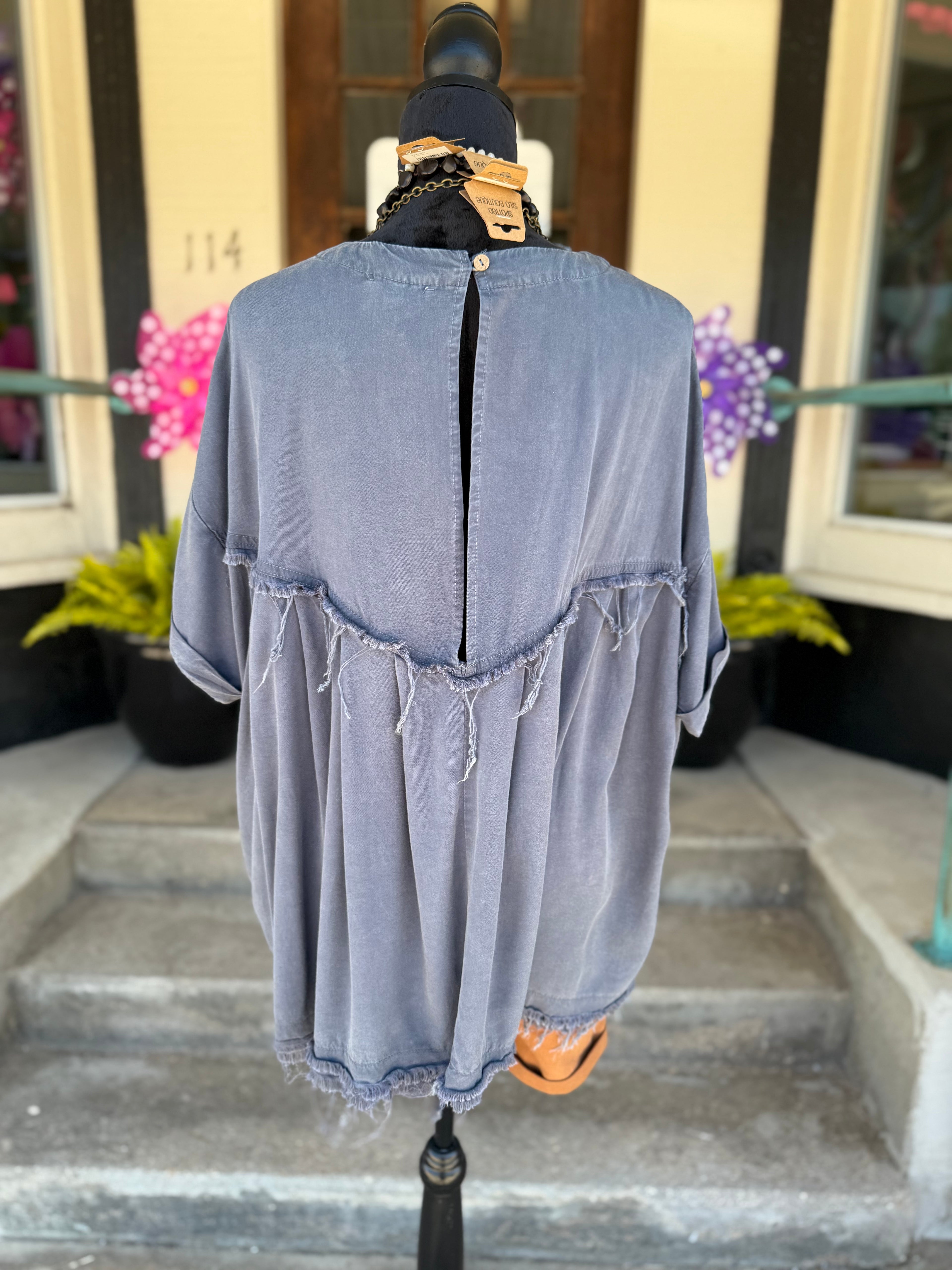 Navy Daze Top