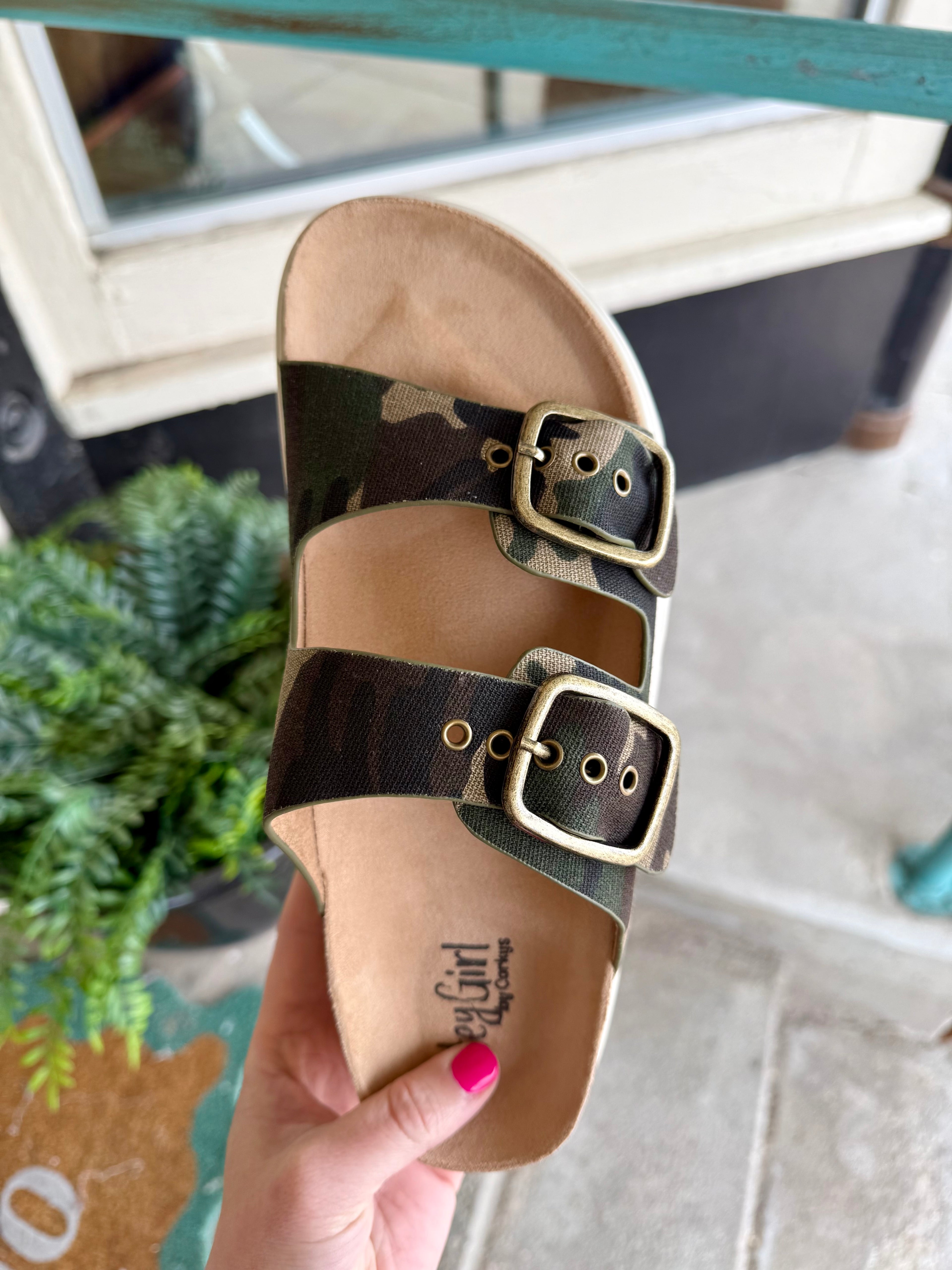 Corky's Camo Rumor Has It Sandal
