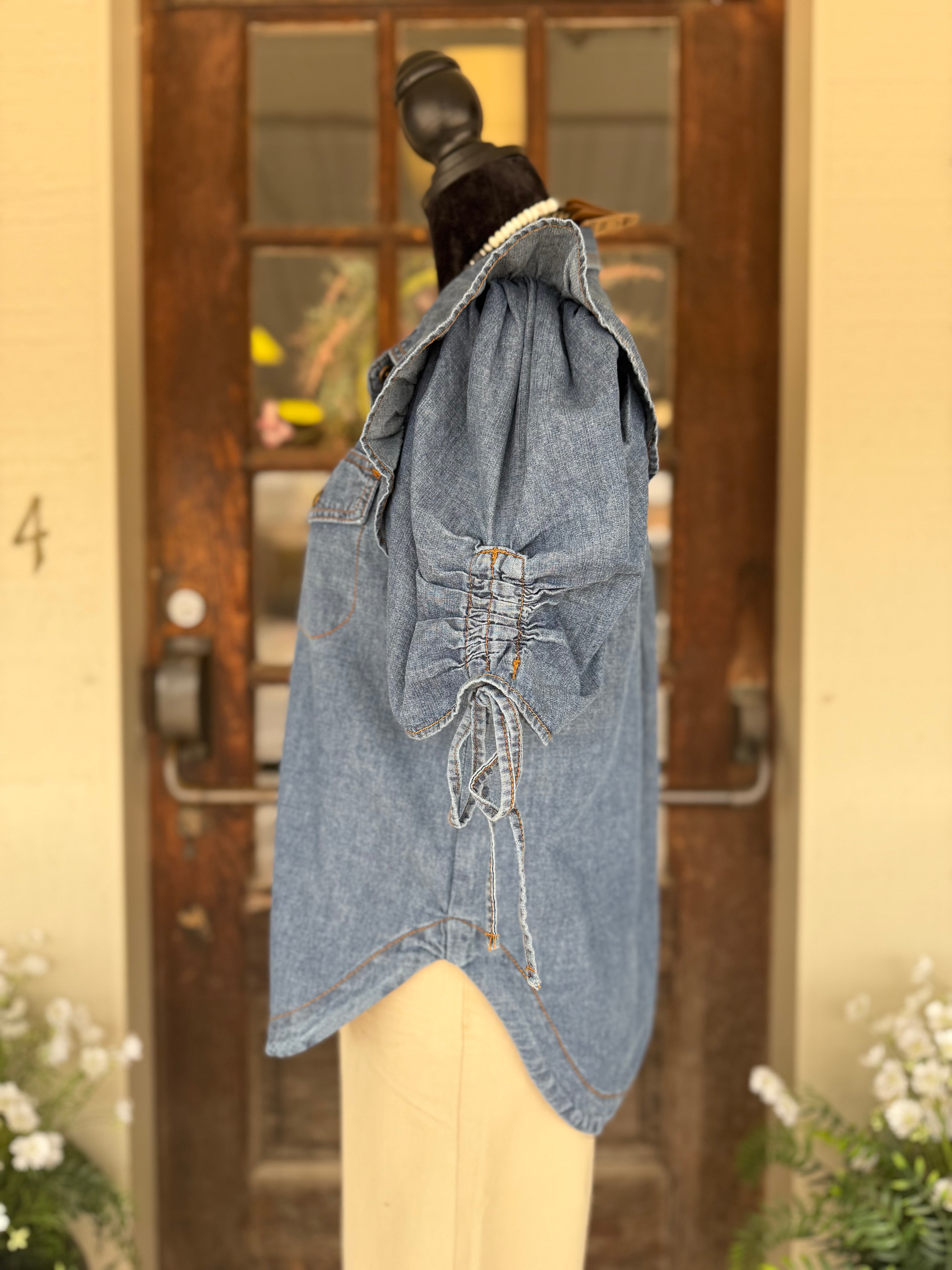 Rebel Romance Denim Top