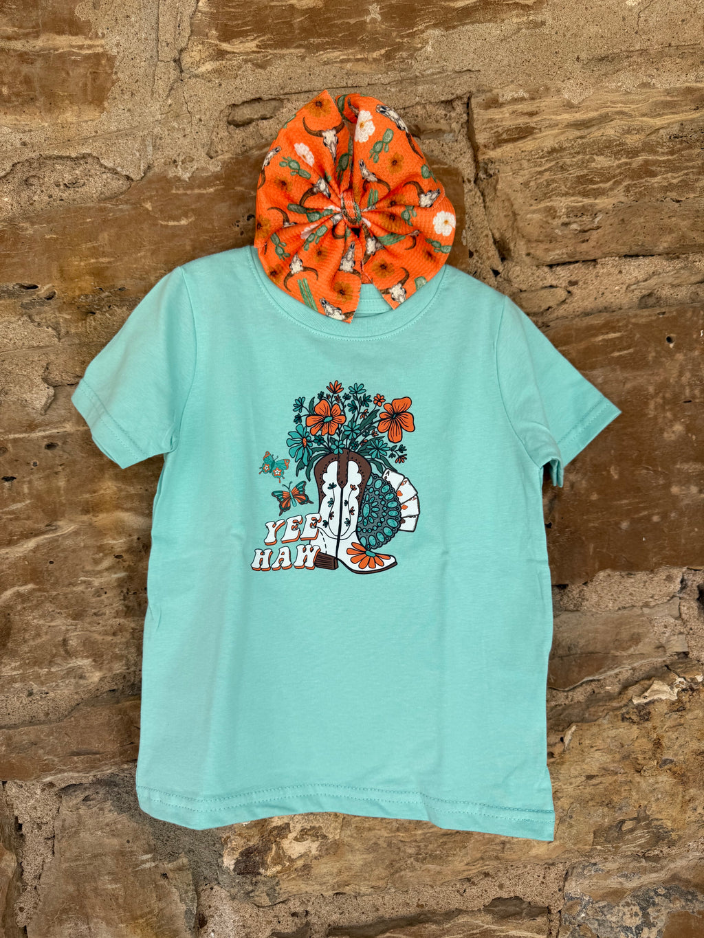 Yee Haw Turquoise Tee