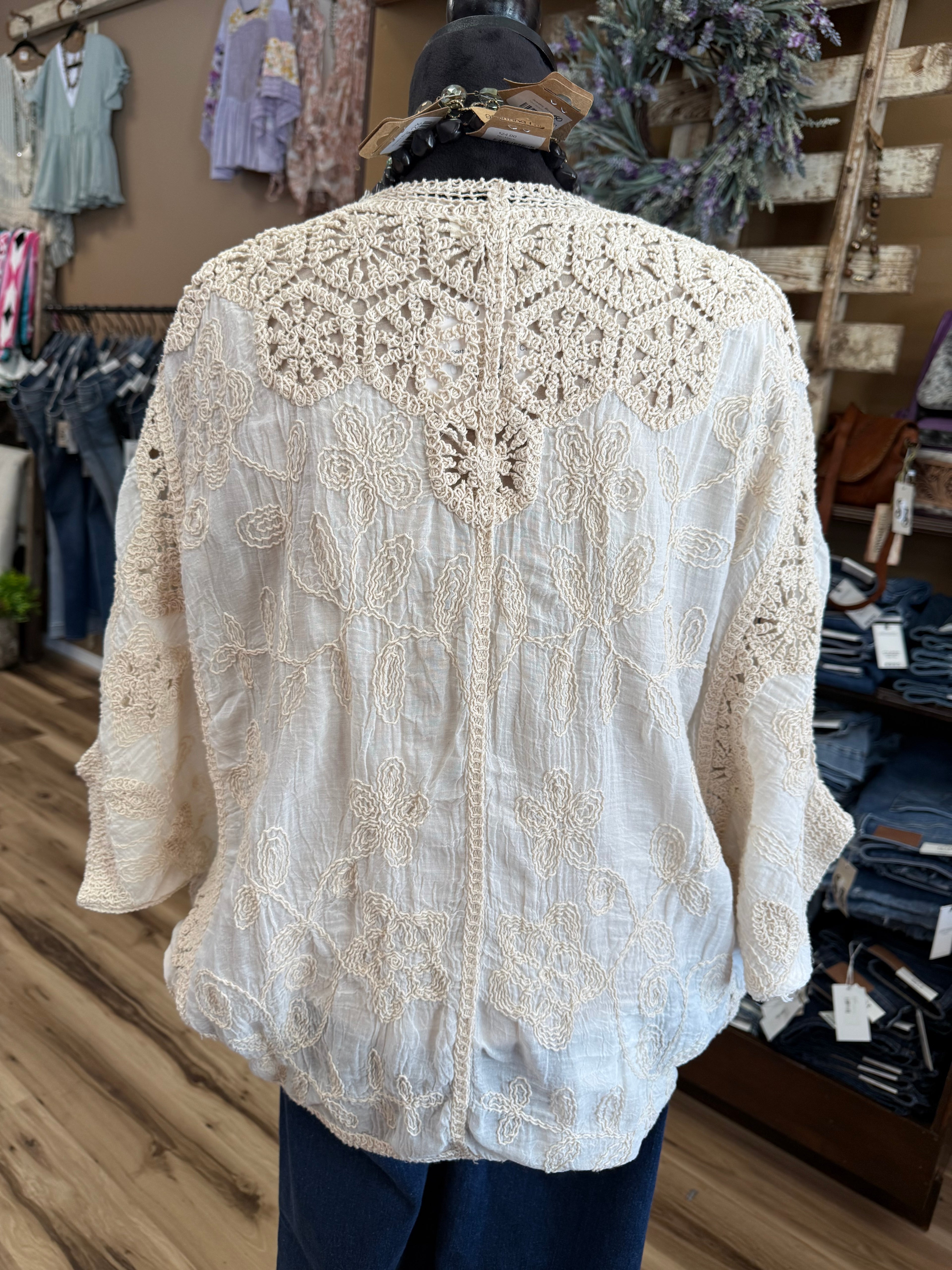 Desert Breeze Crochet Cardi