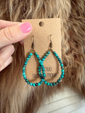Mini Stone Drop Earrings