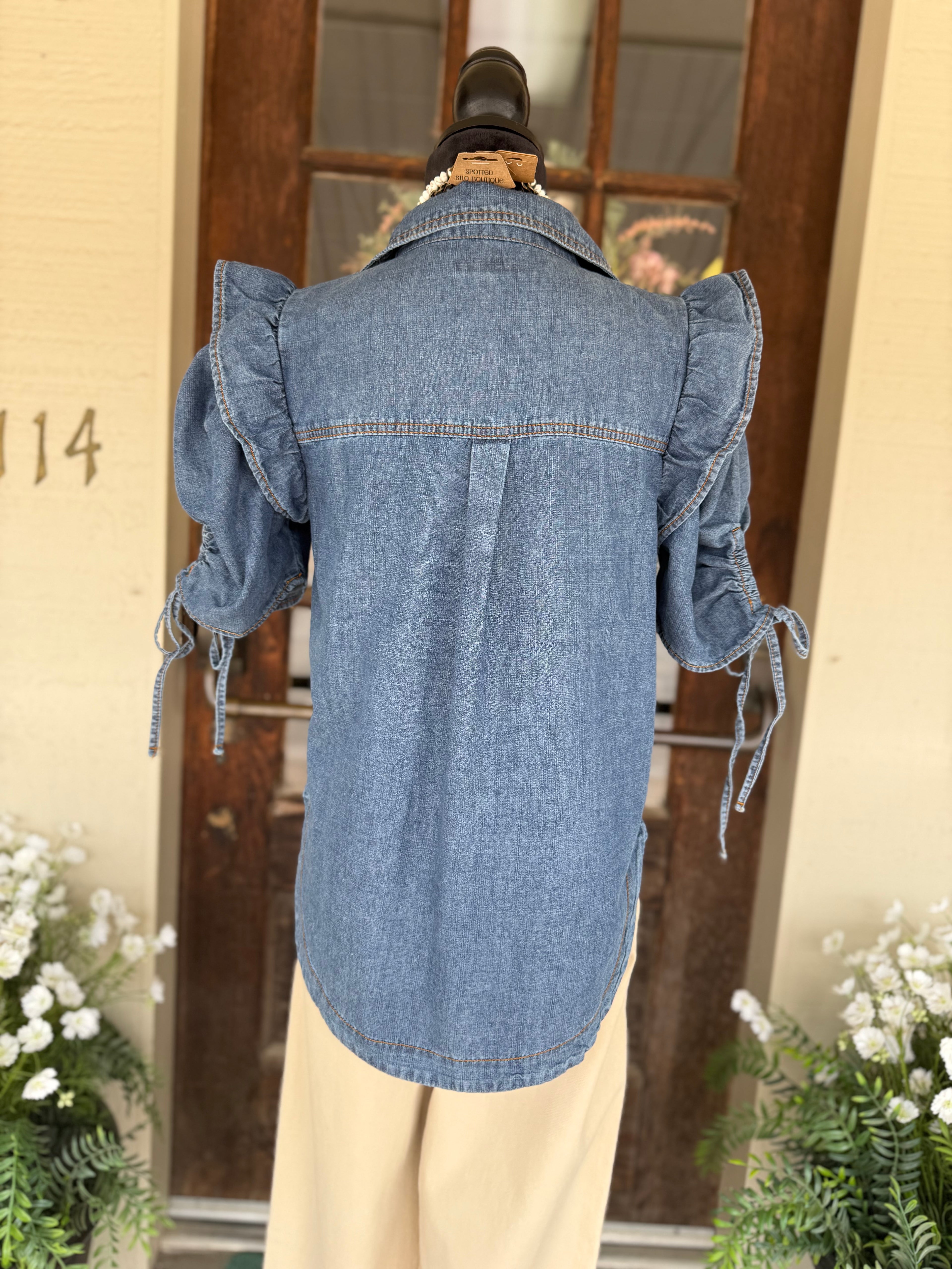 Rebel Romance Denim Top