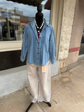 The Charlotte Denim Blouse