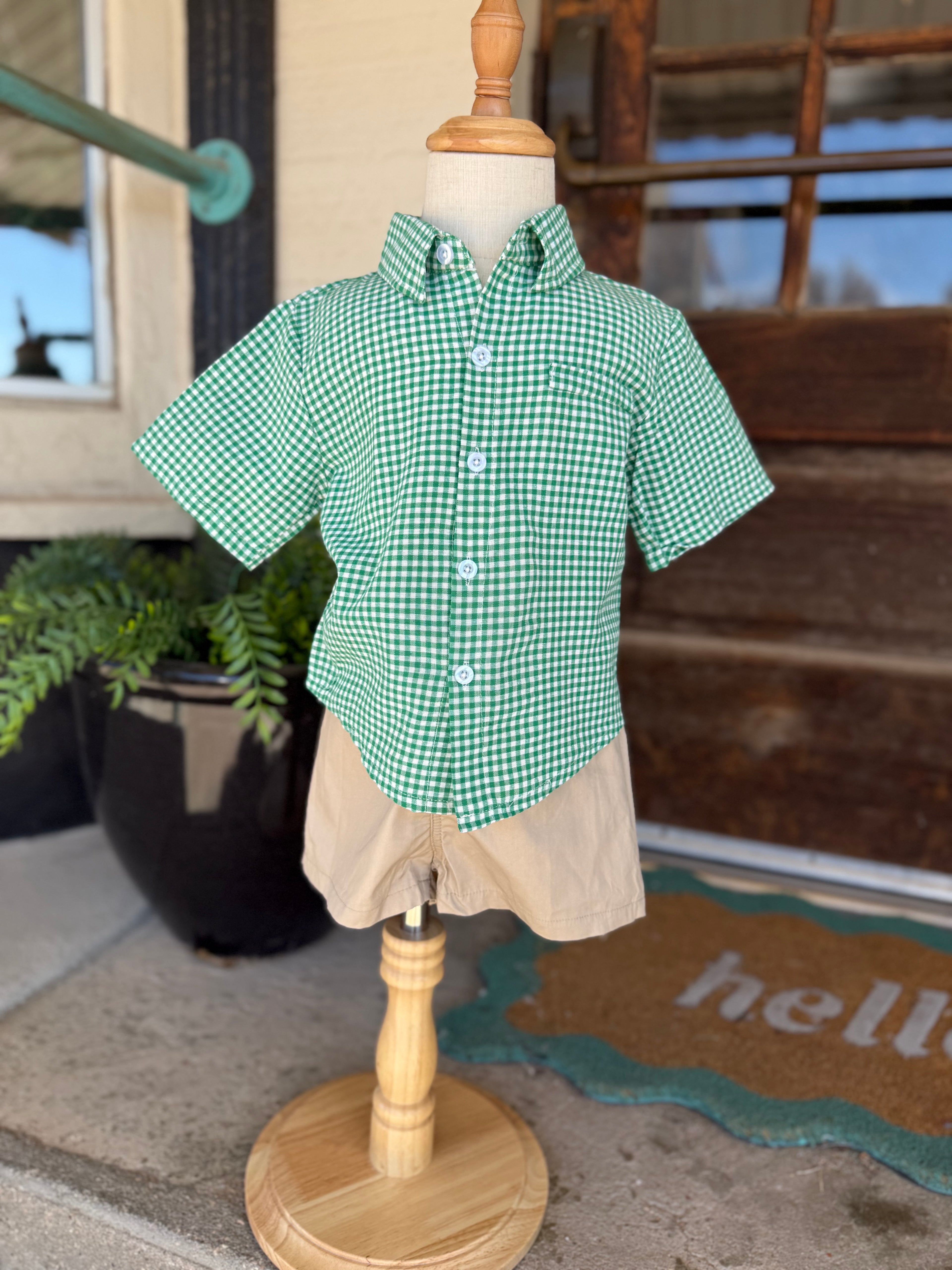 Colby Collared Shirt Set