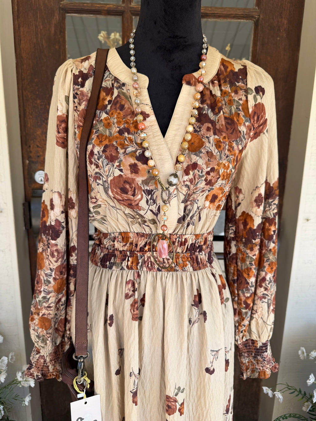 Autumn Romance Midi Dress