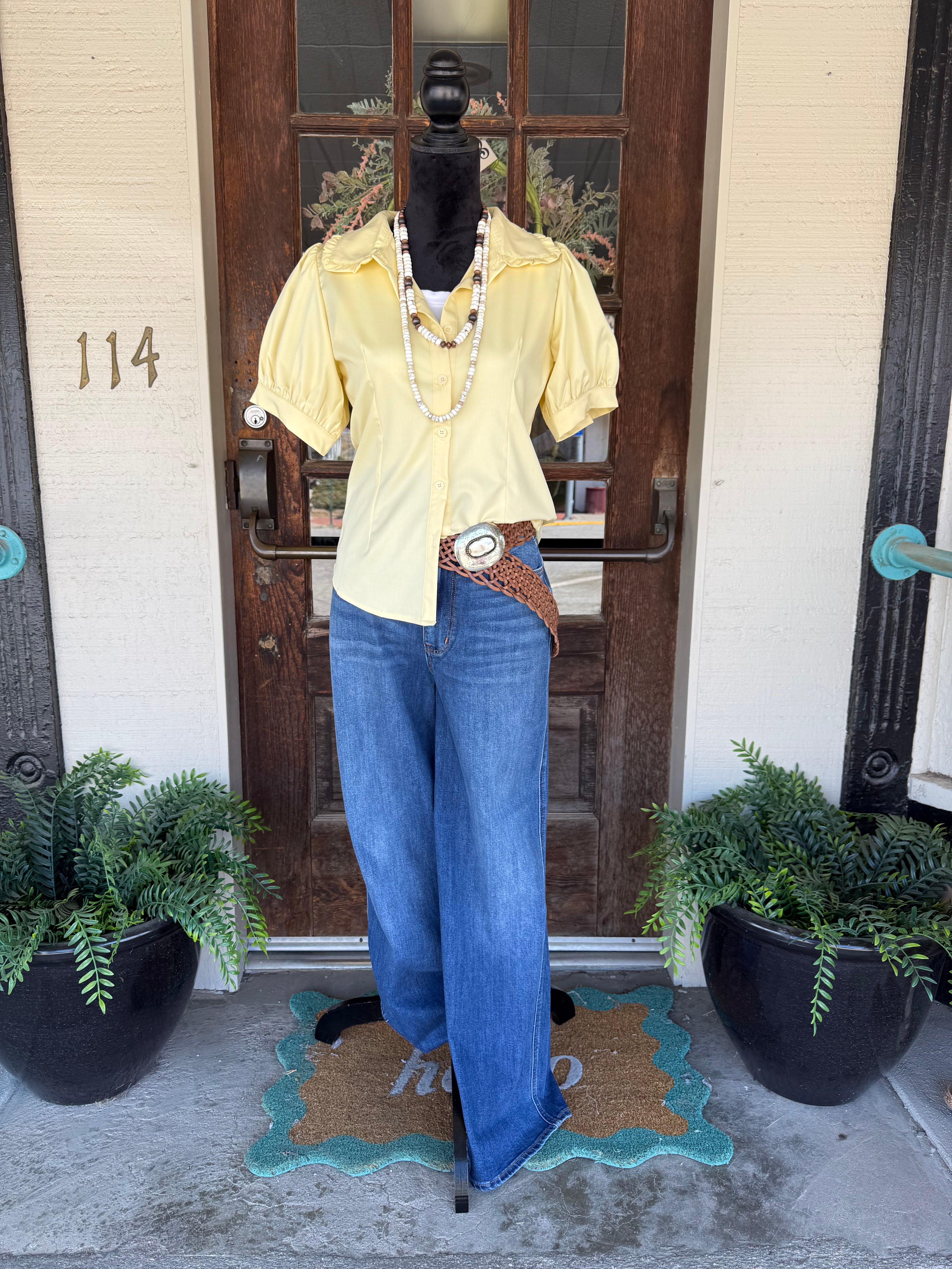 Butter Me Up Puff Sleeve Blouse