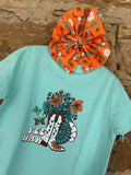 Yee Haw Turquoise Tee