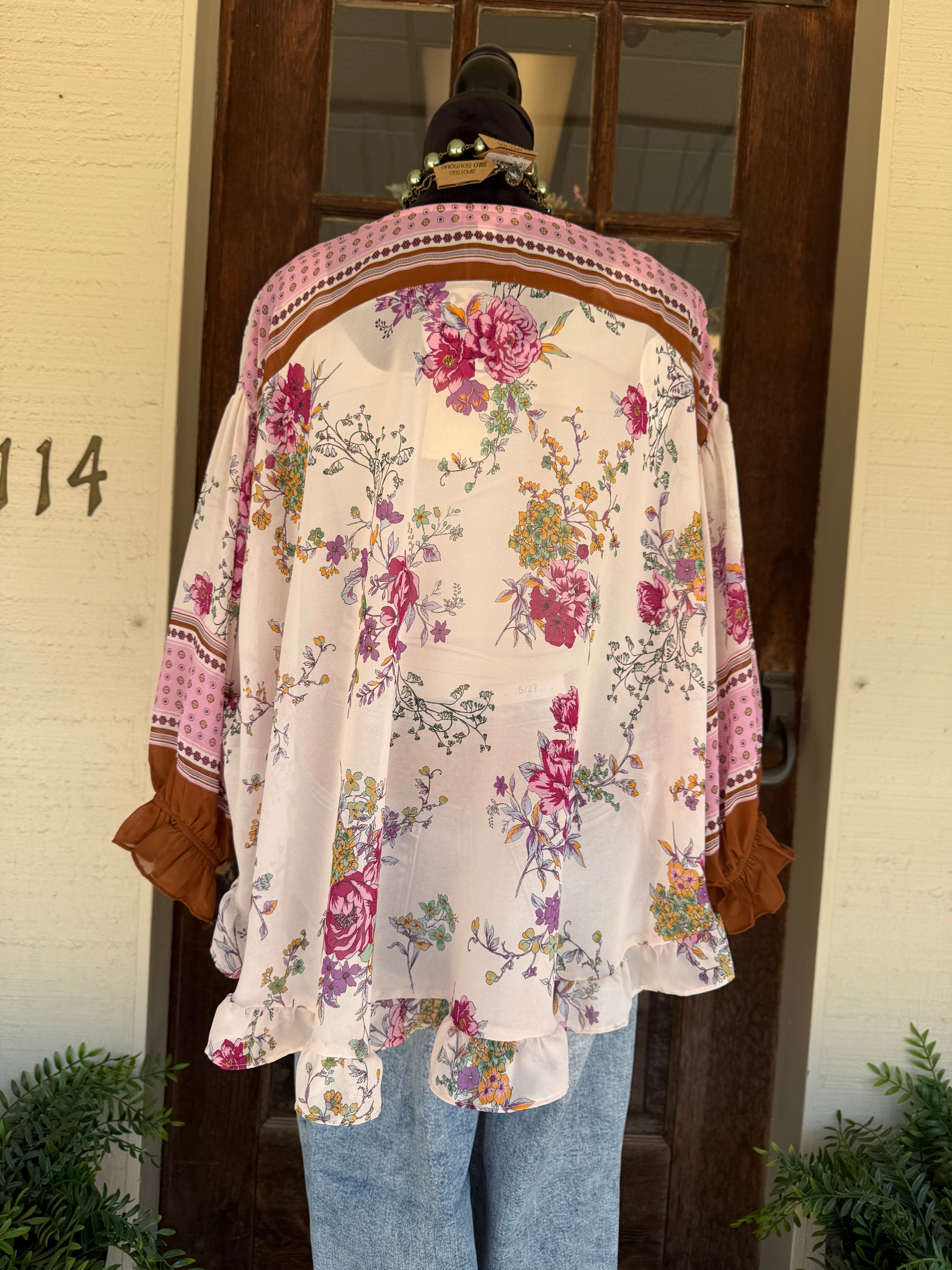 Blushing Petals Top