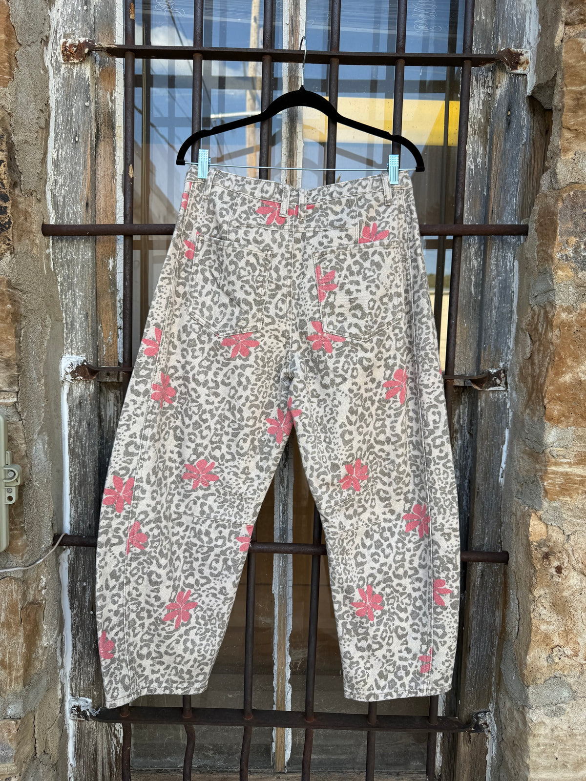 Rose Wild Barrel Pants
