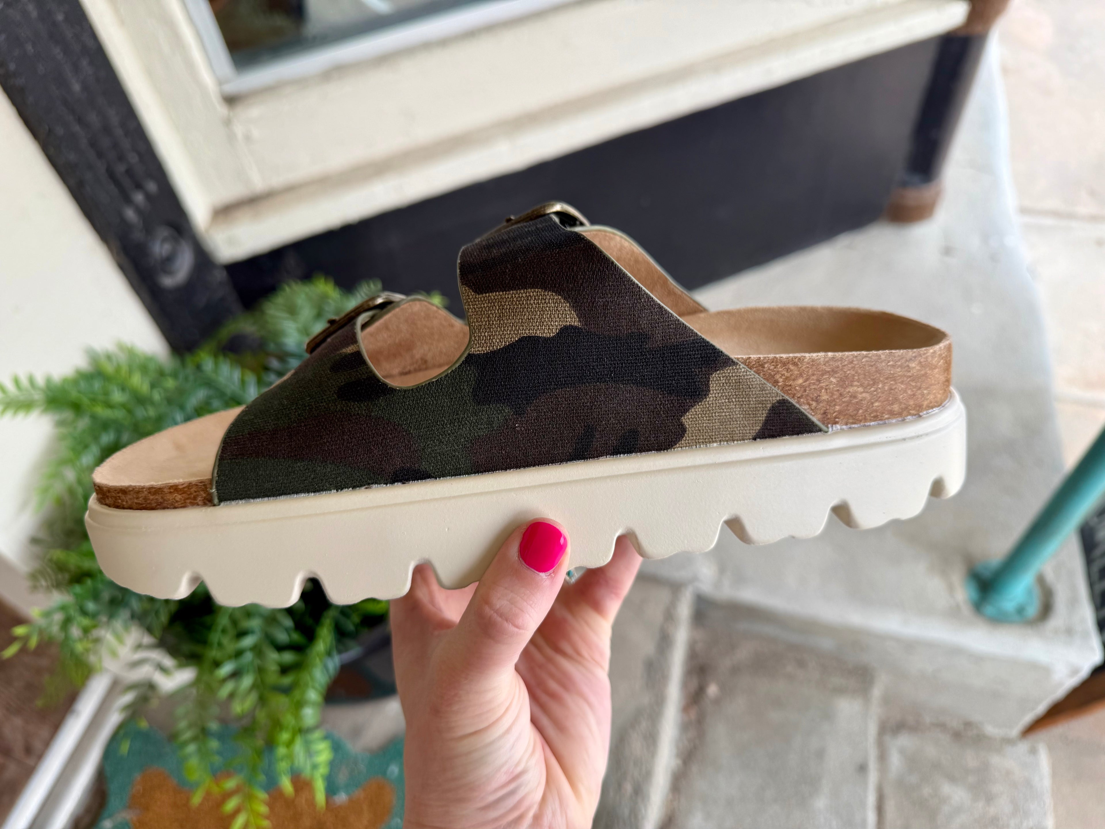 Corky's Camo Rumor Has It Sandal