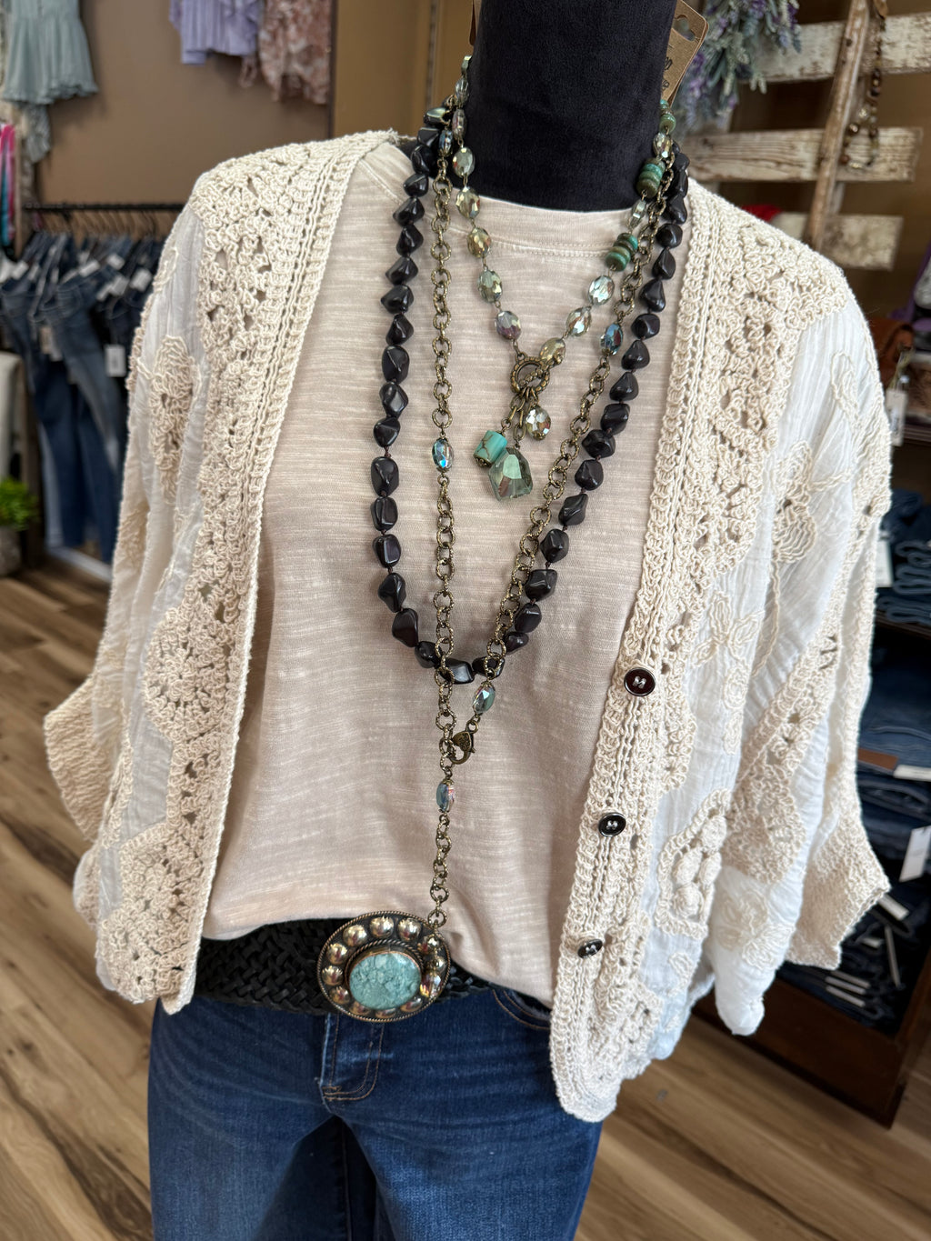 Mushroom Everyday Ease Knit Top