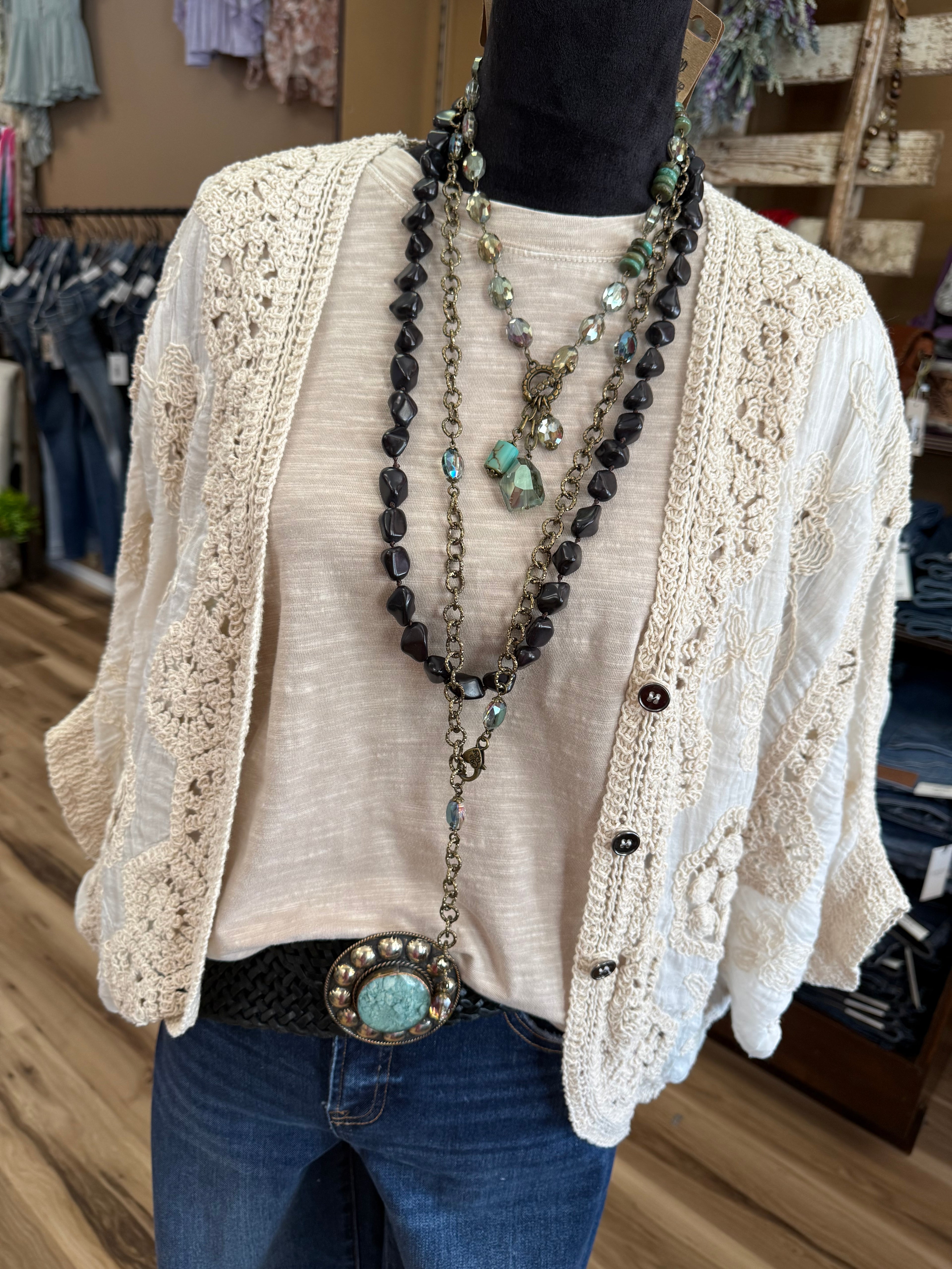 Mushroom Everyday Ease Knit Top