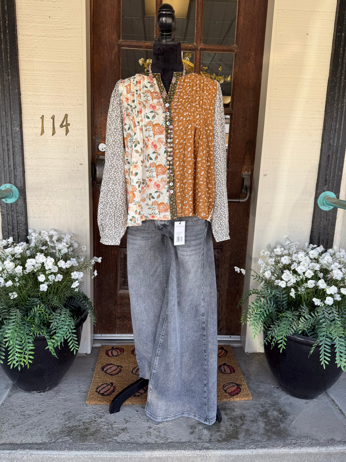 Orchid Whisper Floral Blouse