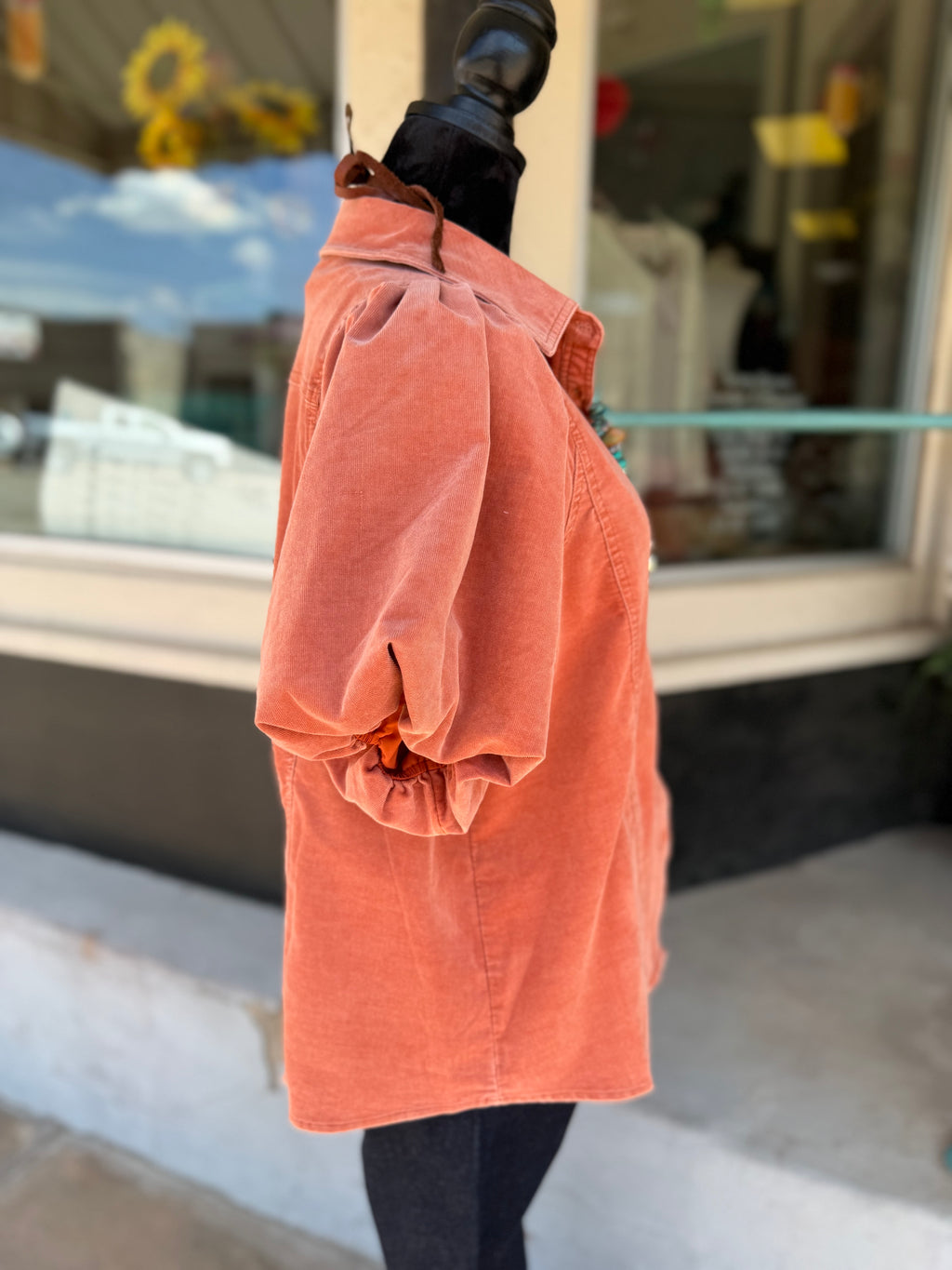 Rust & Roam Corduroy Blouse
