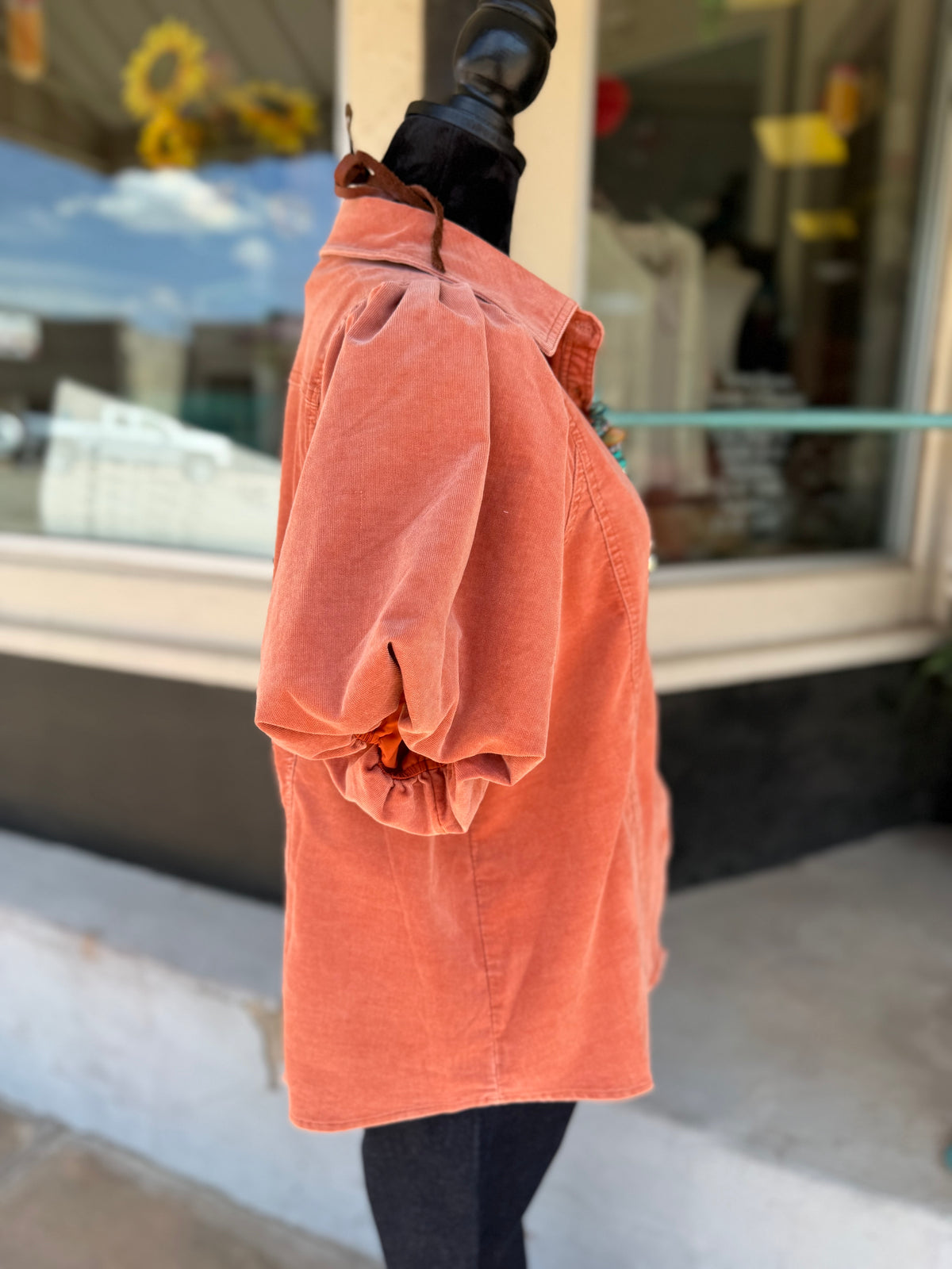 Rust & Roam Corduroy Blouse
