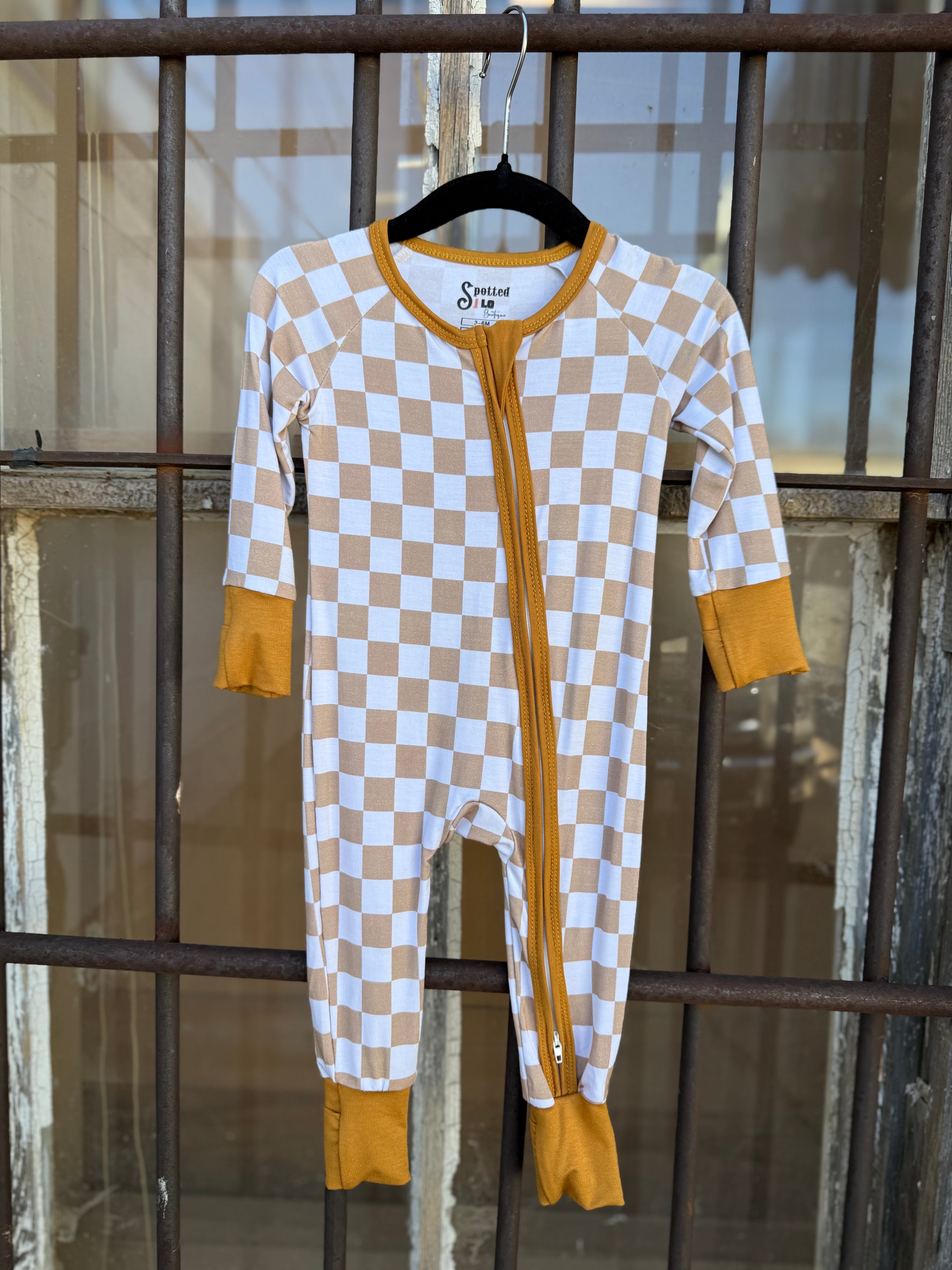 Bamboo Zippy Prairie Checkerboard