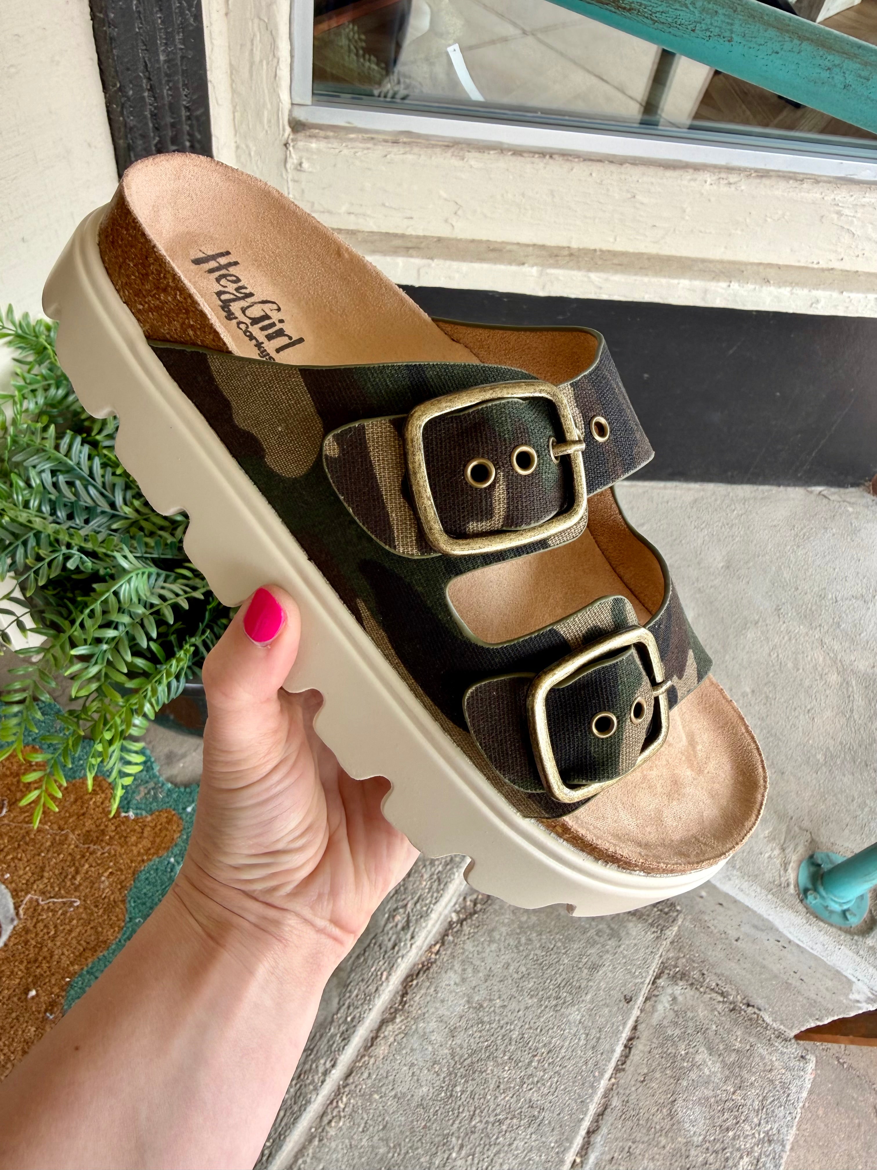 Corky's Camo Rumor Has It Sandal