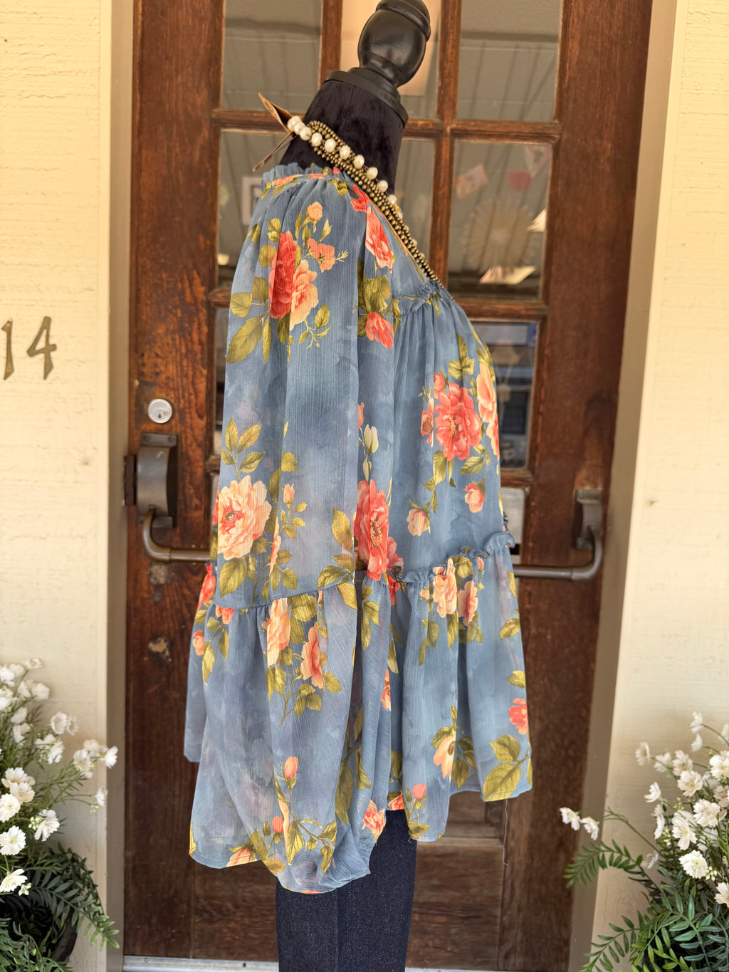 Blue Skies Bloom Top