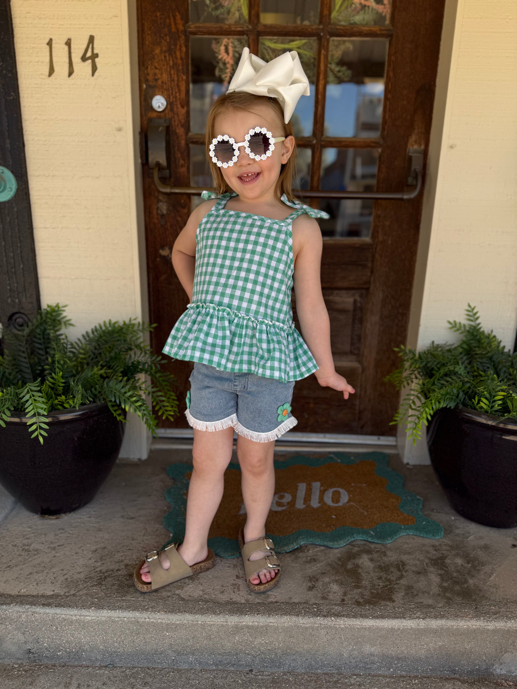 Sunny Days Gingham Set