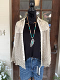 Drift Away Lace Shrug