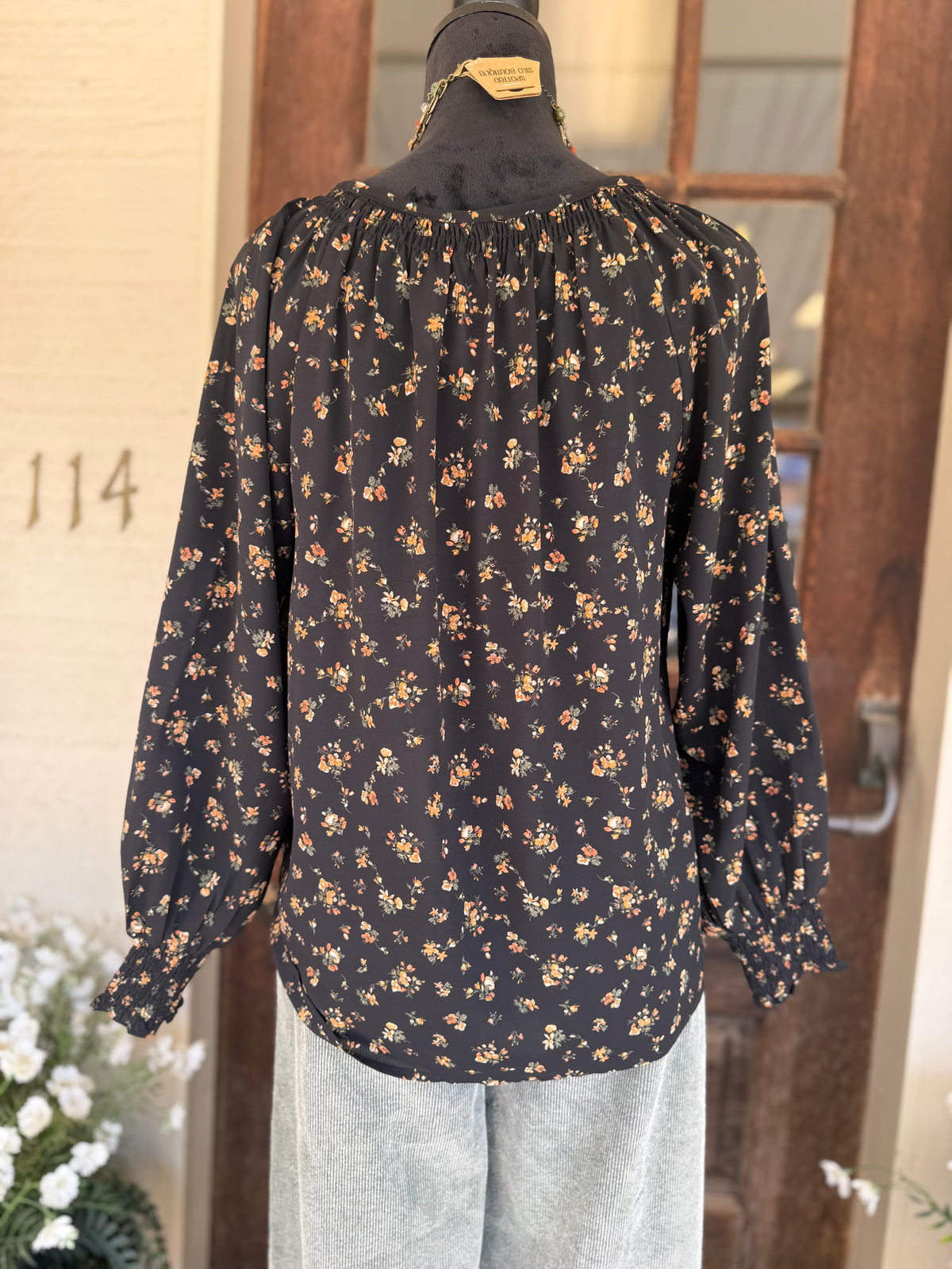 Midnight Meadow Blouse