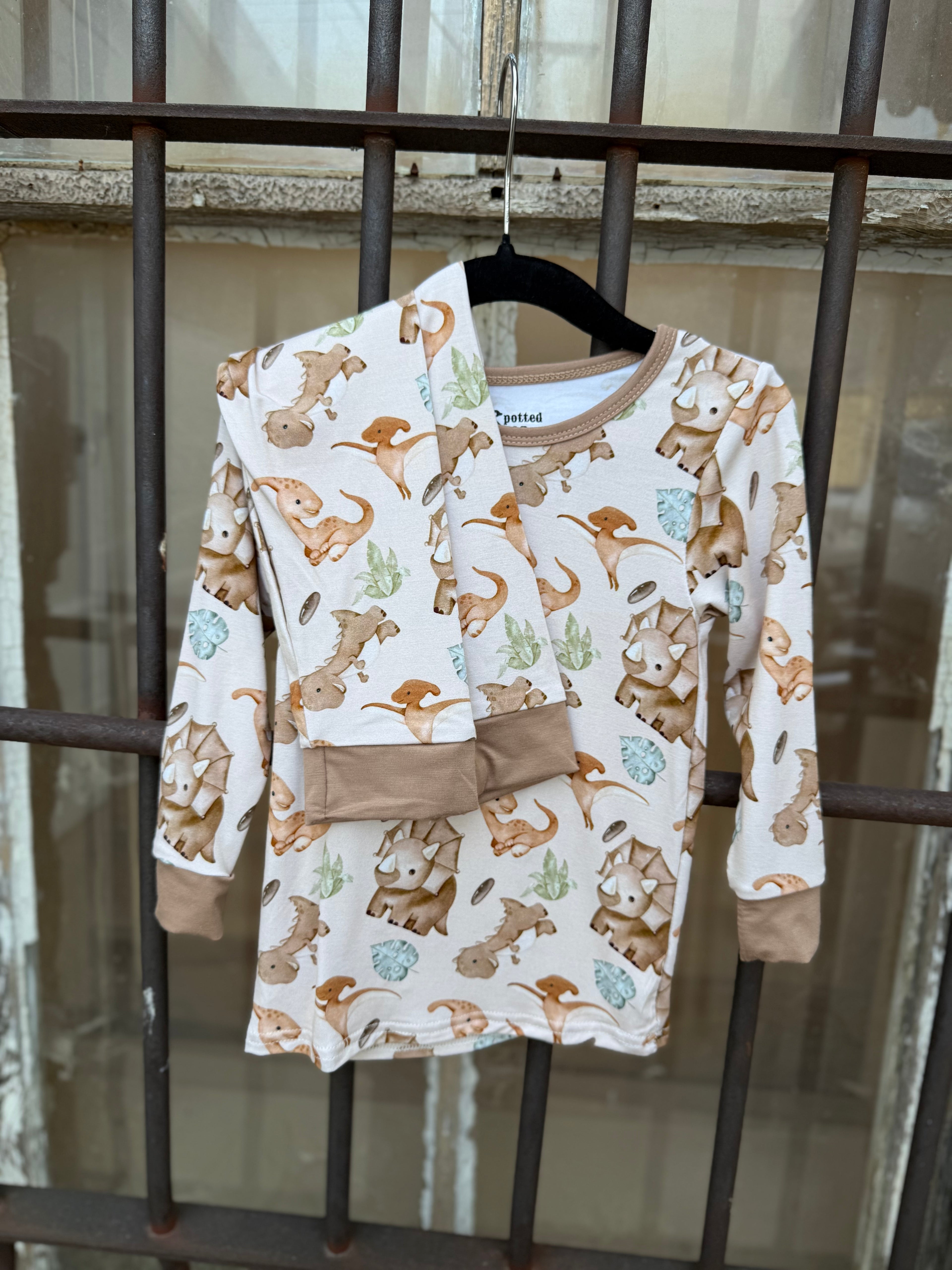 Dino Dreams Bamboo 2-Piece Set