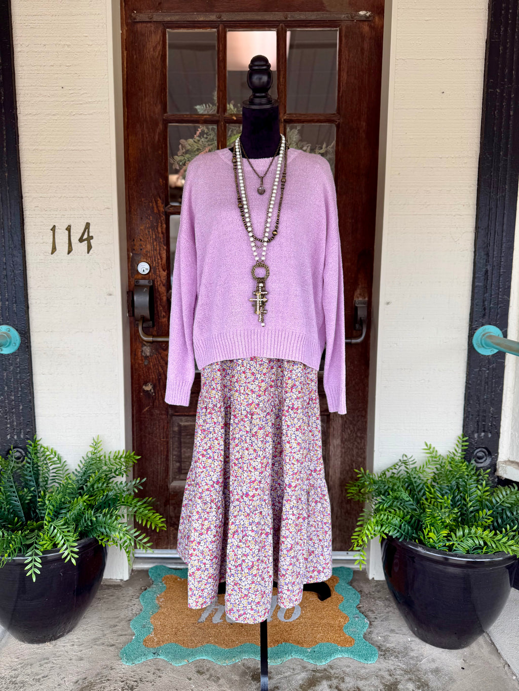 Spring Lilac Sweater