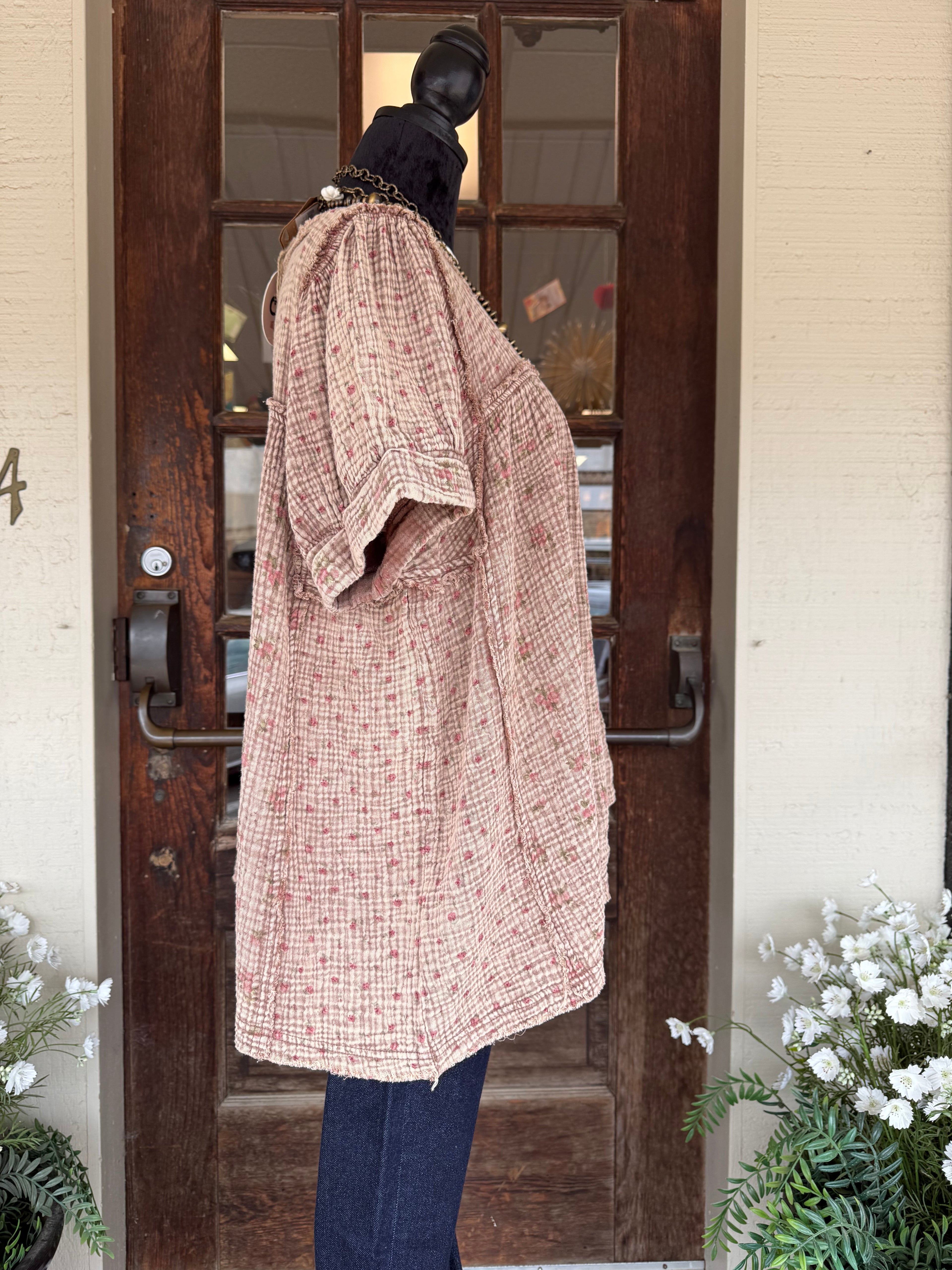 Rustic Romance Gauze Top
