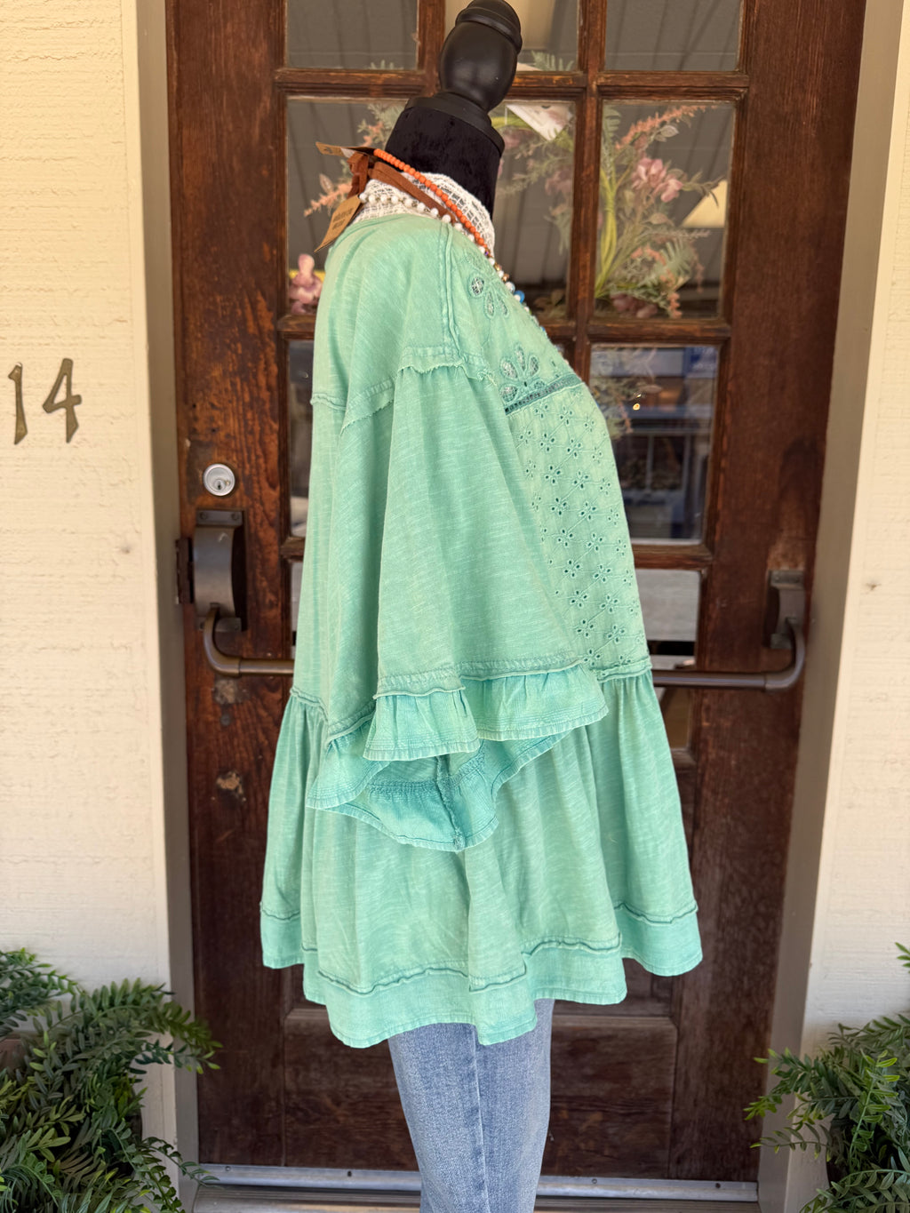 Fresh Start Eyelet Top