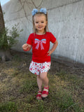 Little Miss Bows & Stripes Set