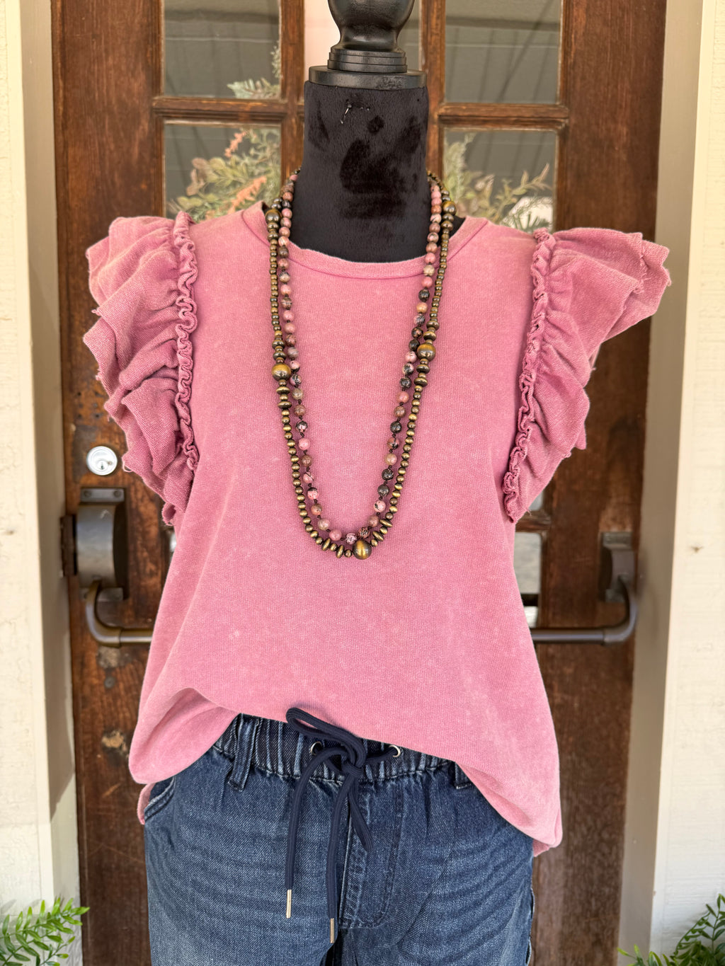 Pretty in Mauve Top