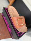 Corky's Road Trip Cognac Sandal