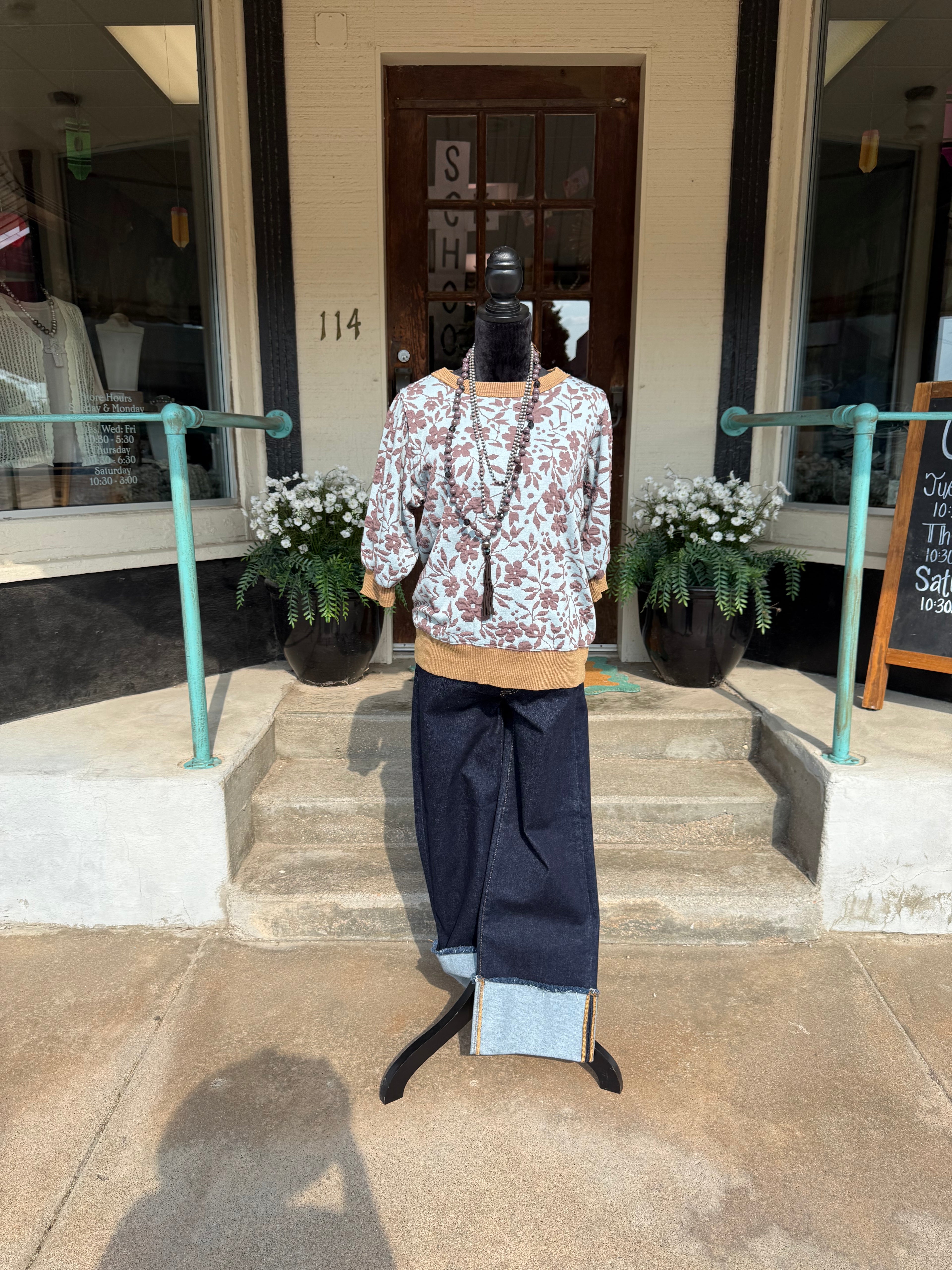 Dusty Meadow Floral Top