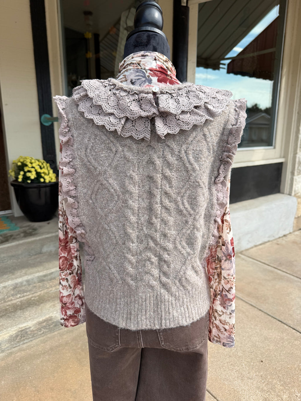 The Cottage Lace Vest