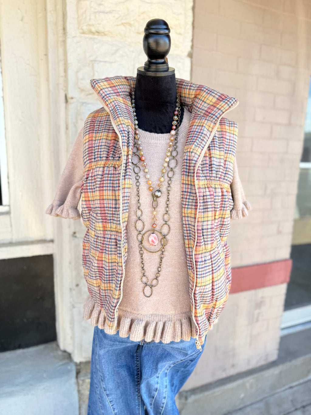 Sweet Cream Ruffle Sweater