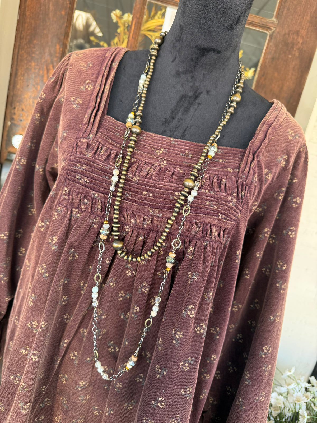 Country Roads Corduroy Dress