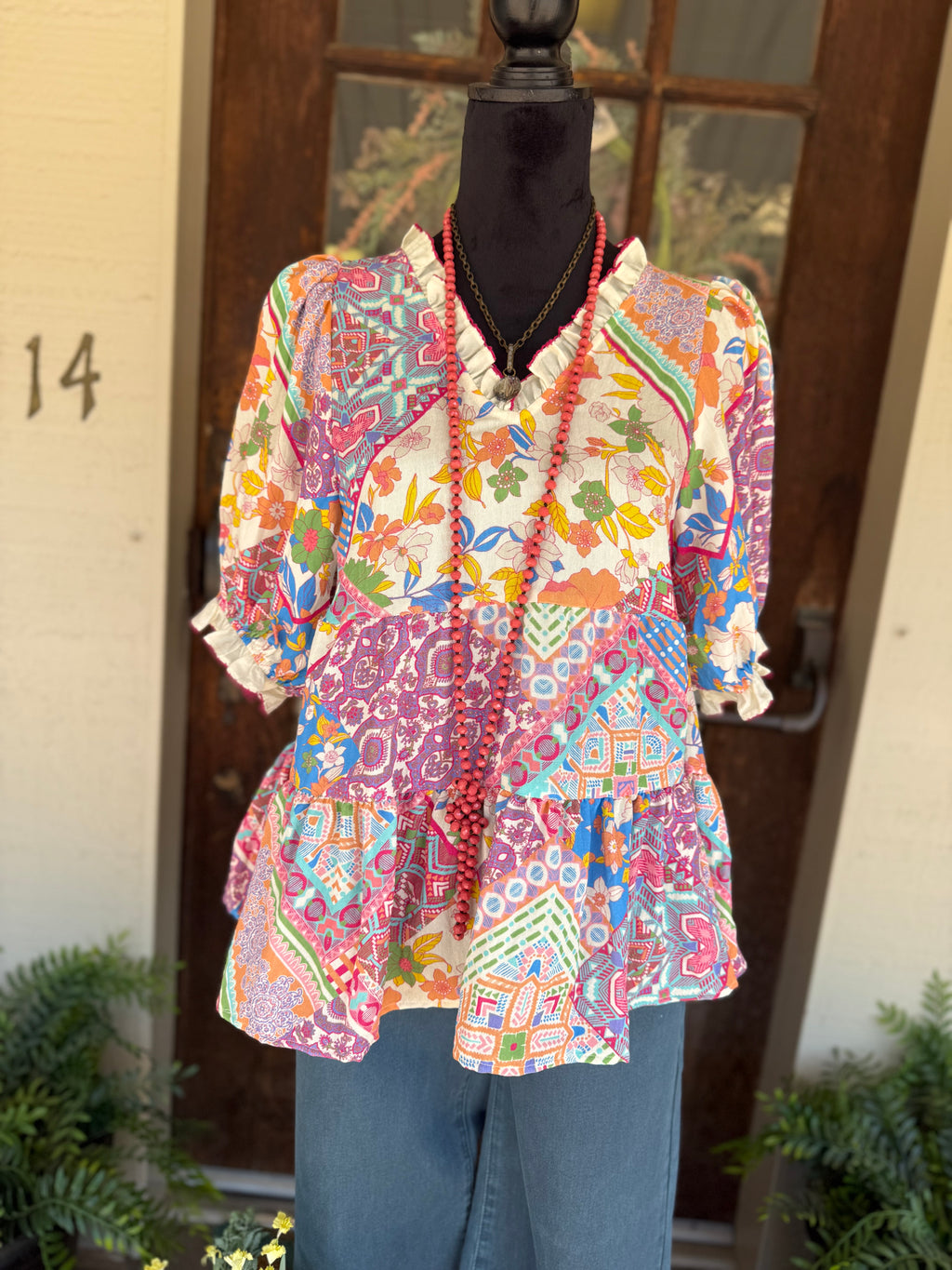 Coral Daydream Top