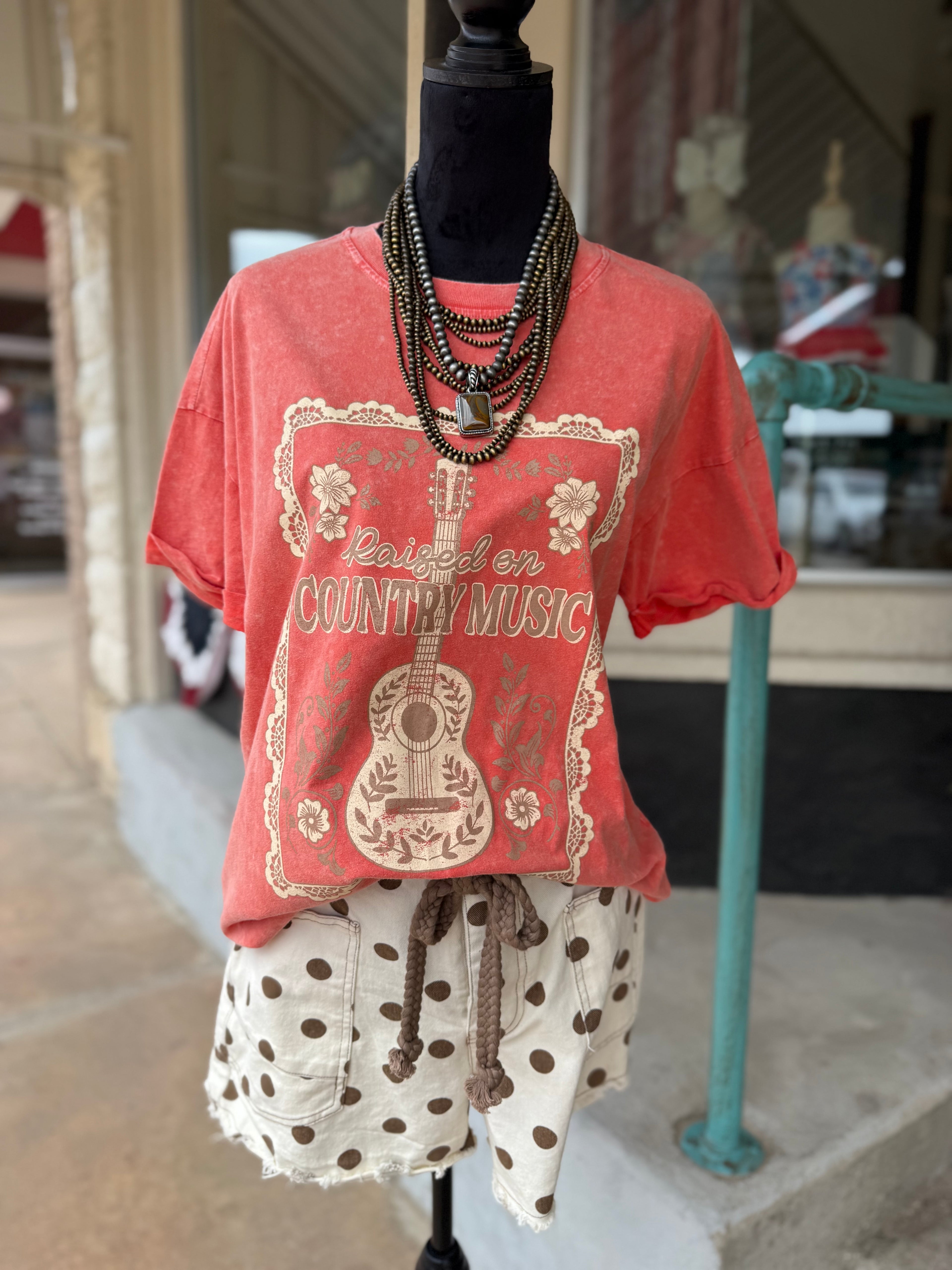 Raised On Country Music Tee