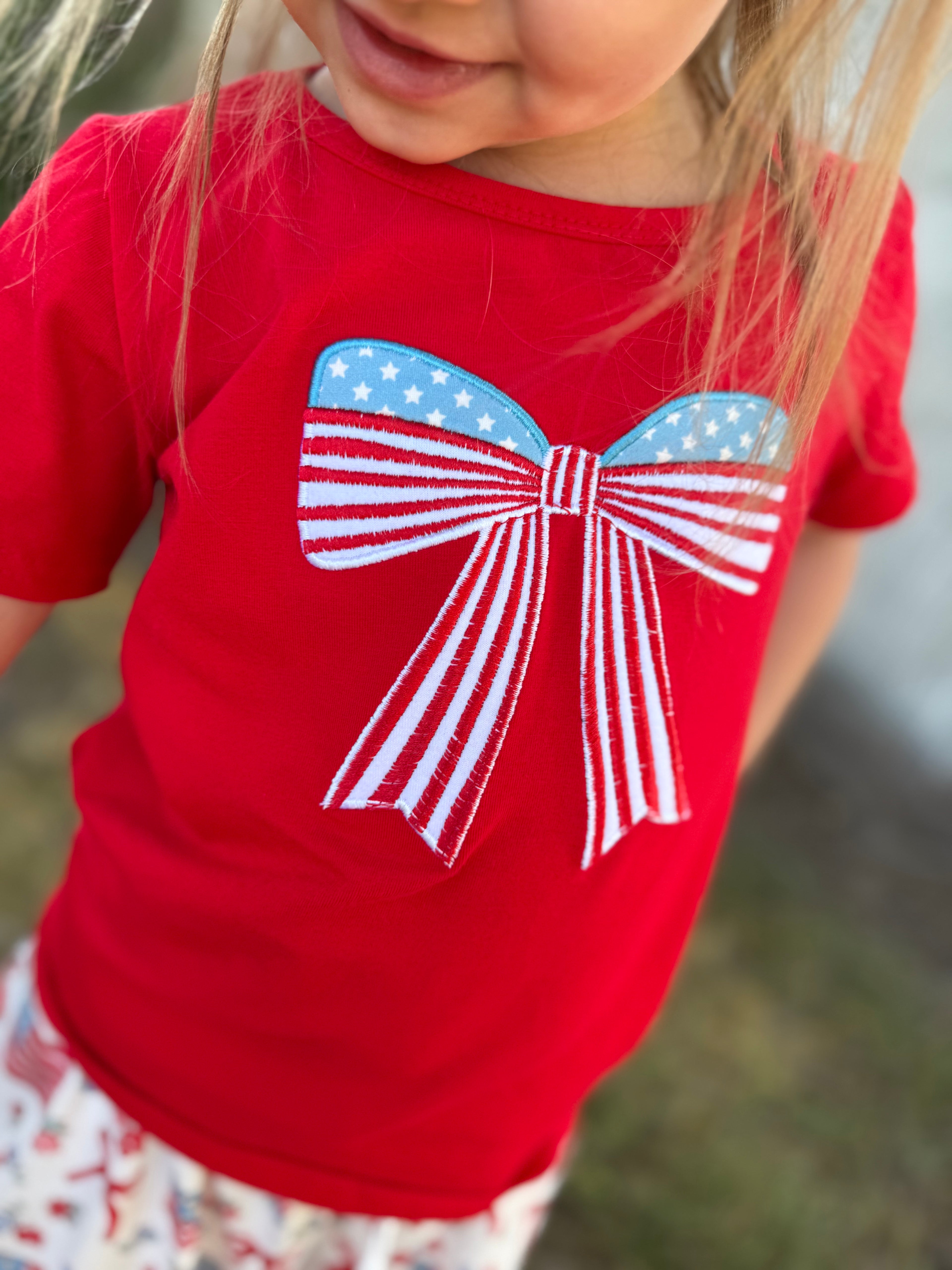 Little Miss Bows & Stripes Set