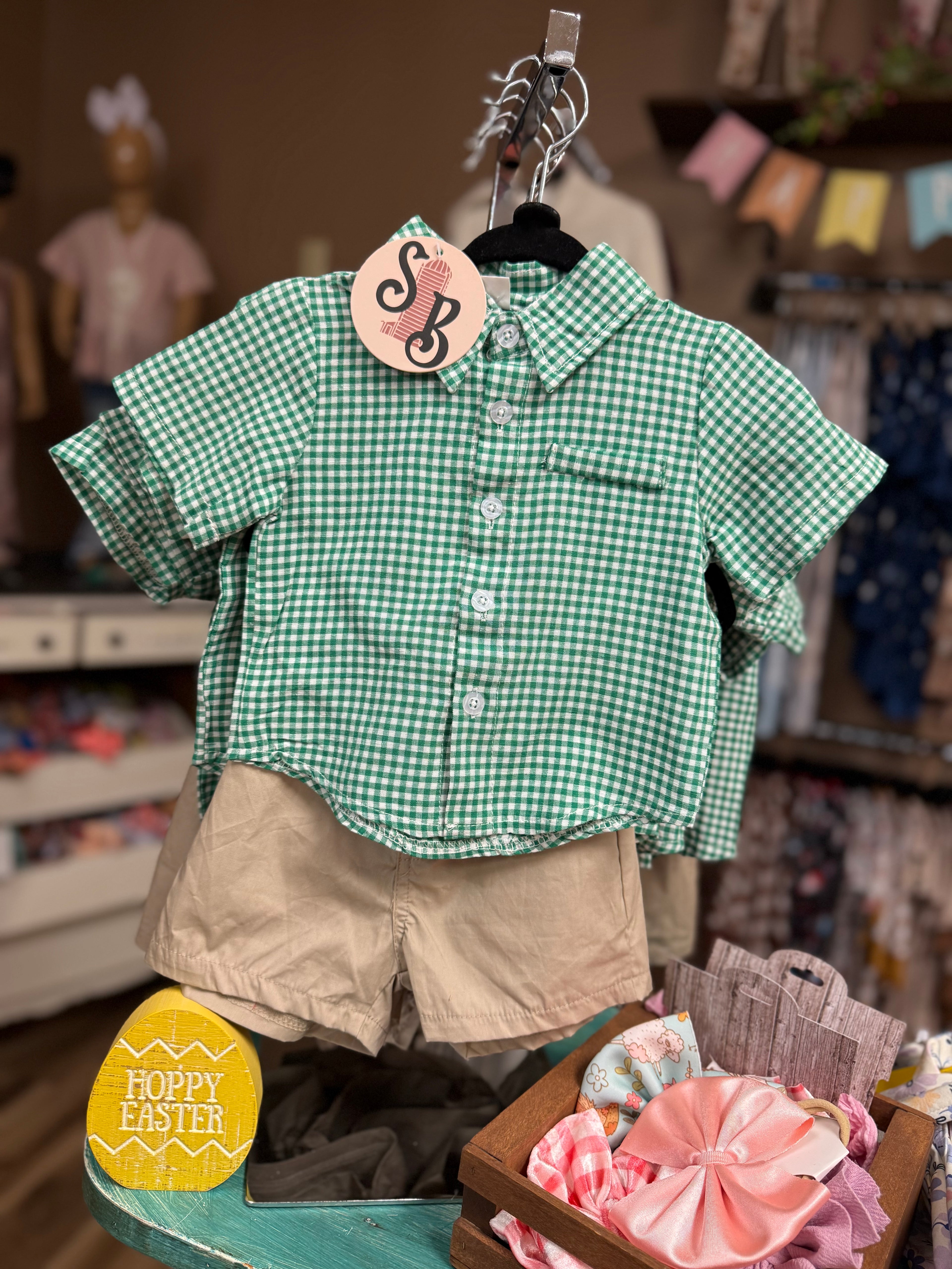 Colby Collared Shirt Set