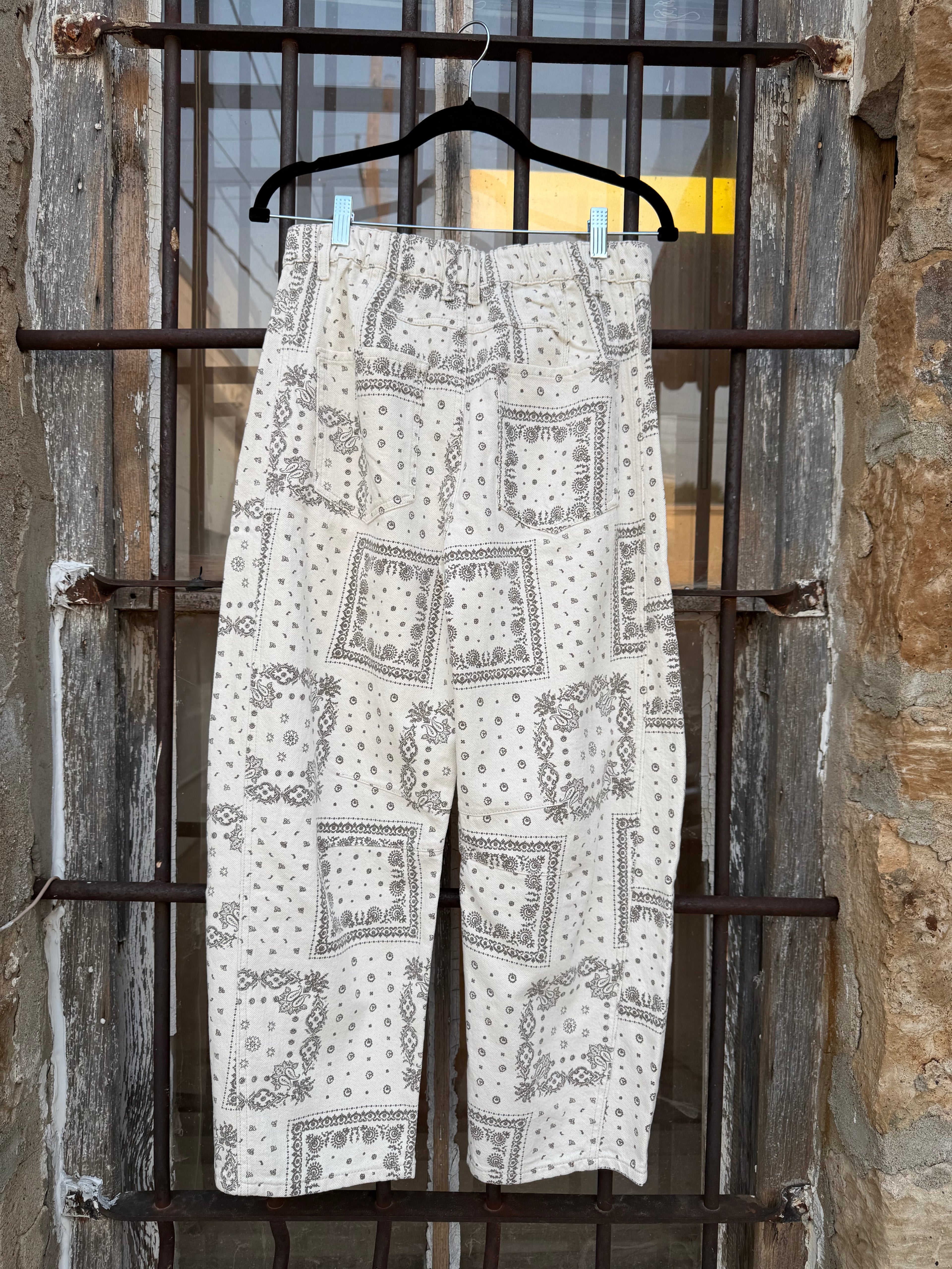 Desert Bandana Barrel Pants