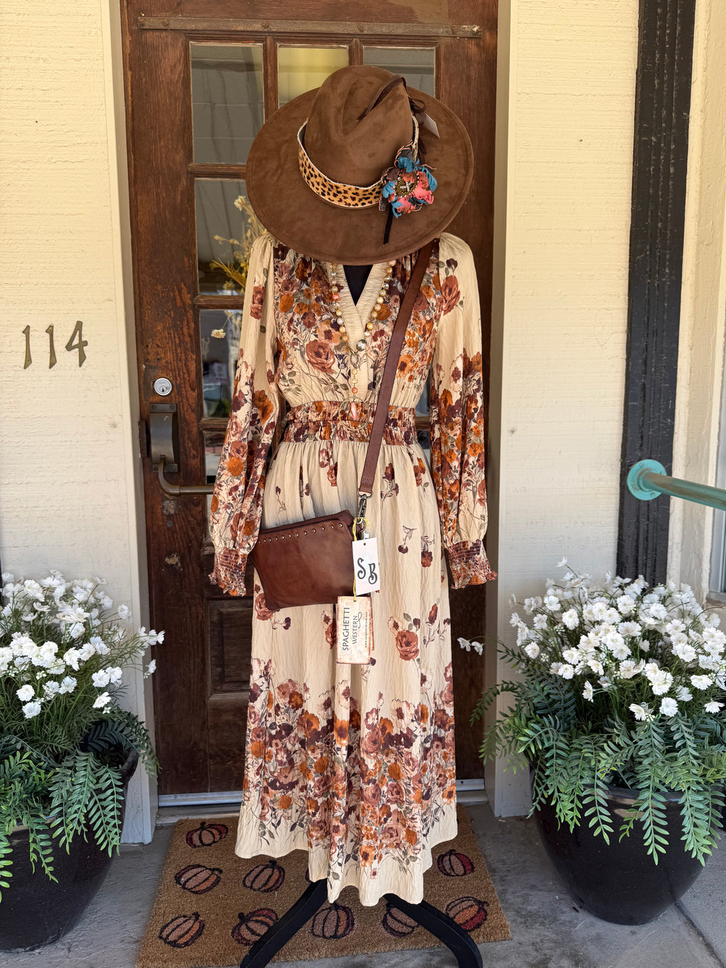 Autumn Romance Midi Dress