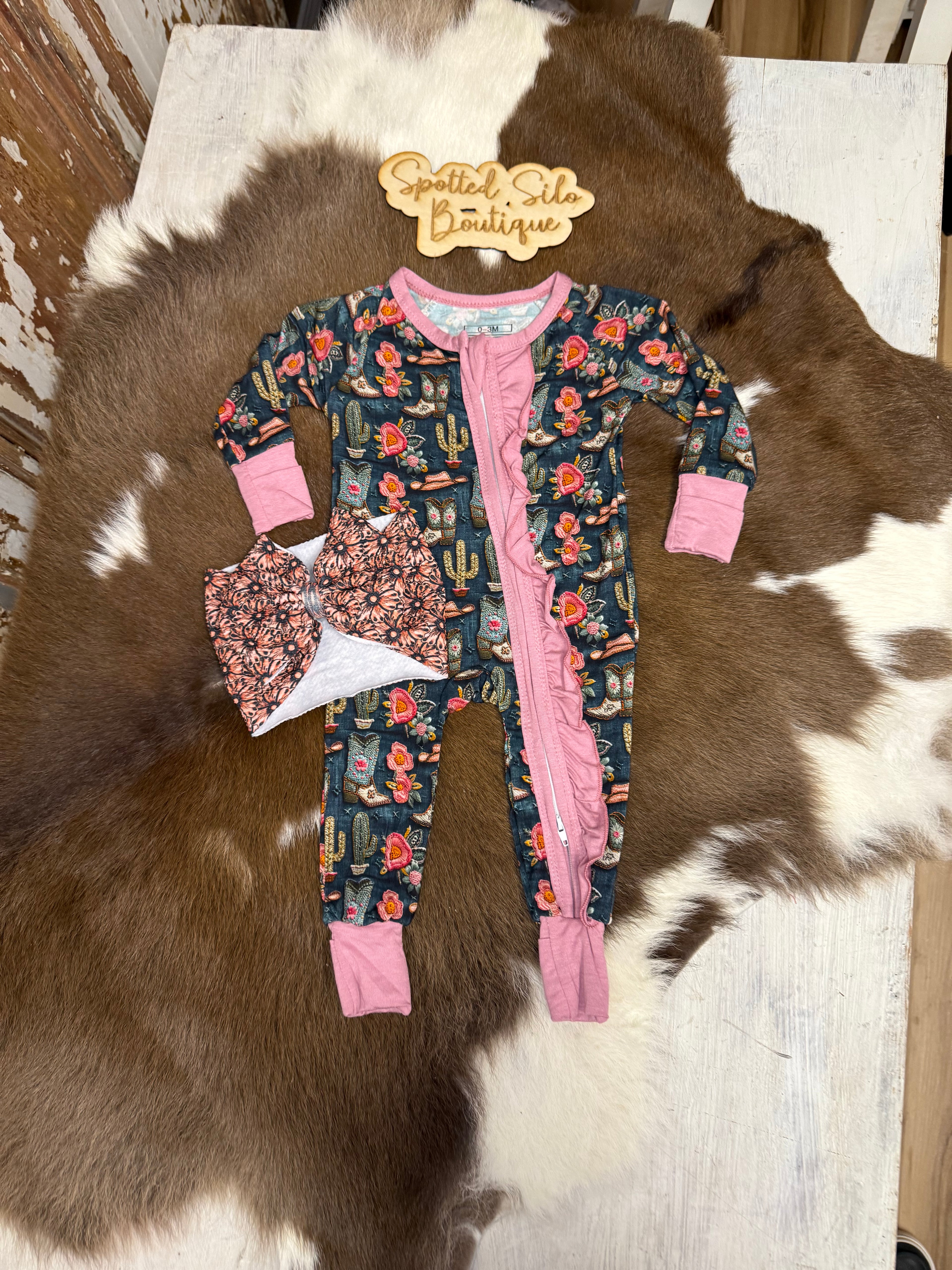Bamboo Zippy- Wildflower Cowgirl