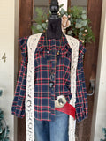 Plaid & Joy Blouse
