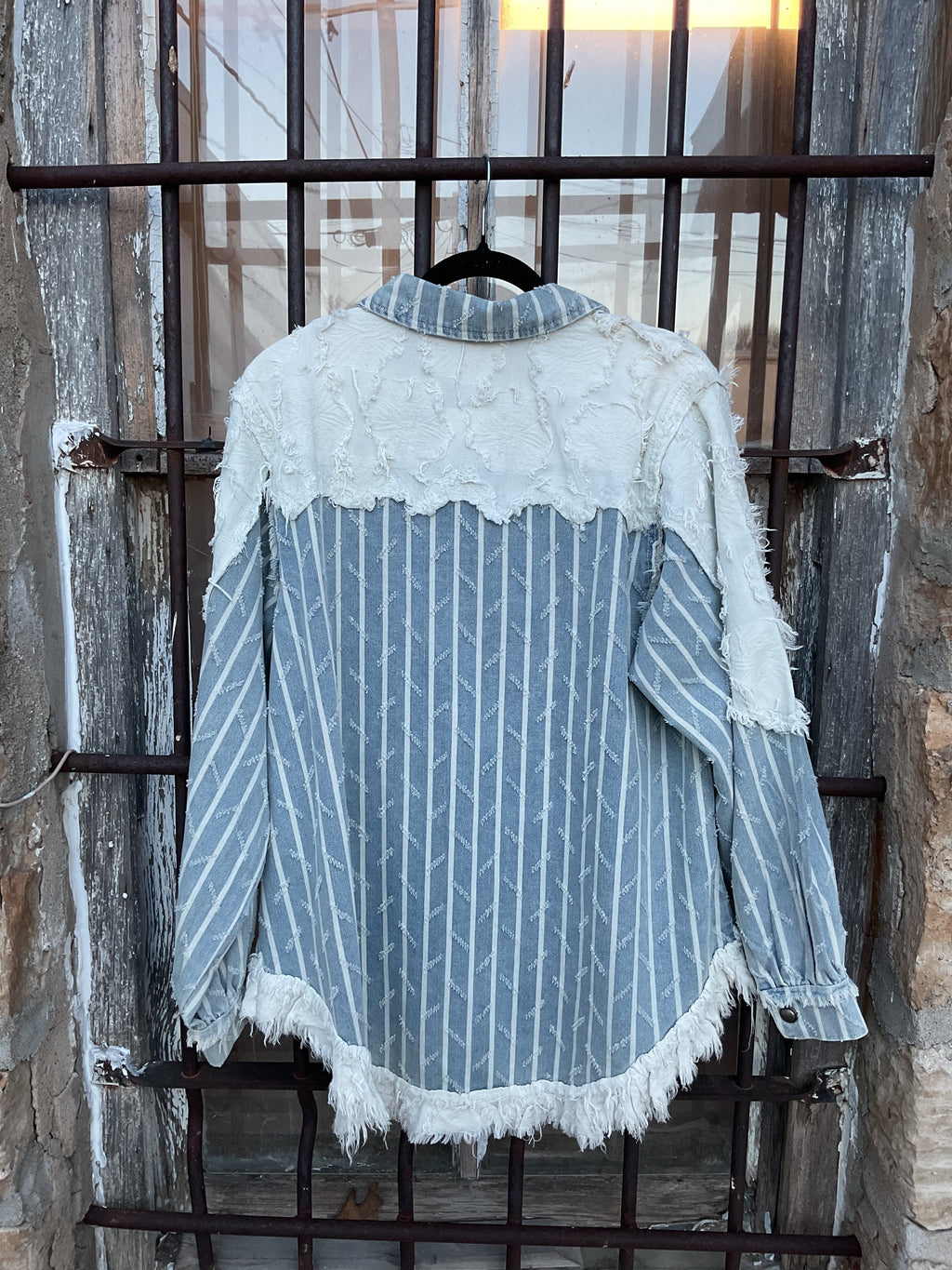 Denim Vintage Boho Shacket